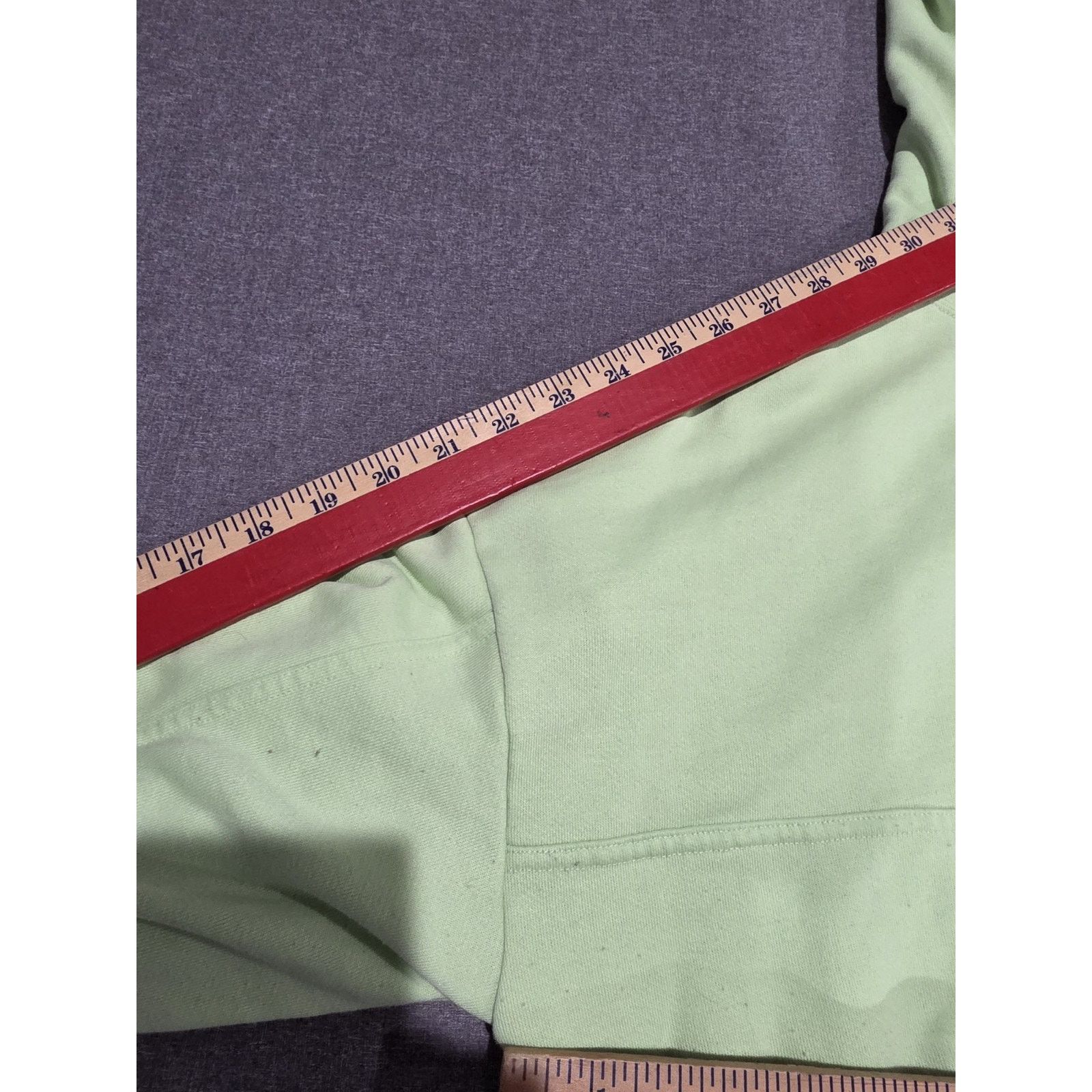 Alo Yoga Peak Cutout Crop Hoodie Sweatshirt Medium Green