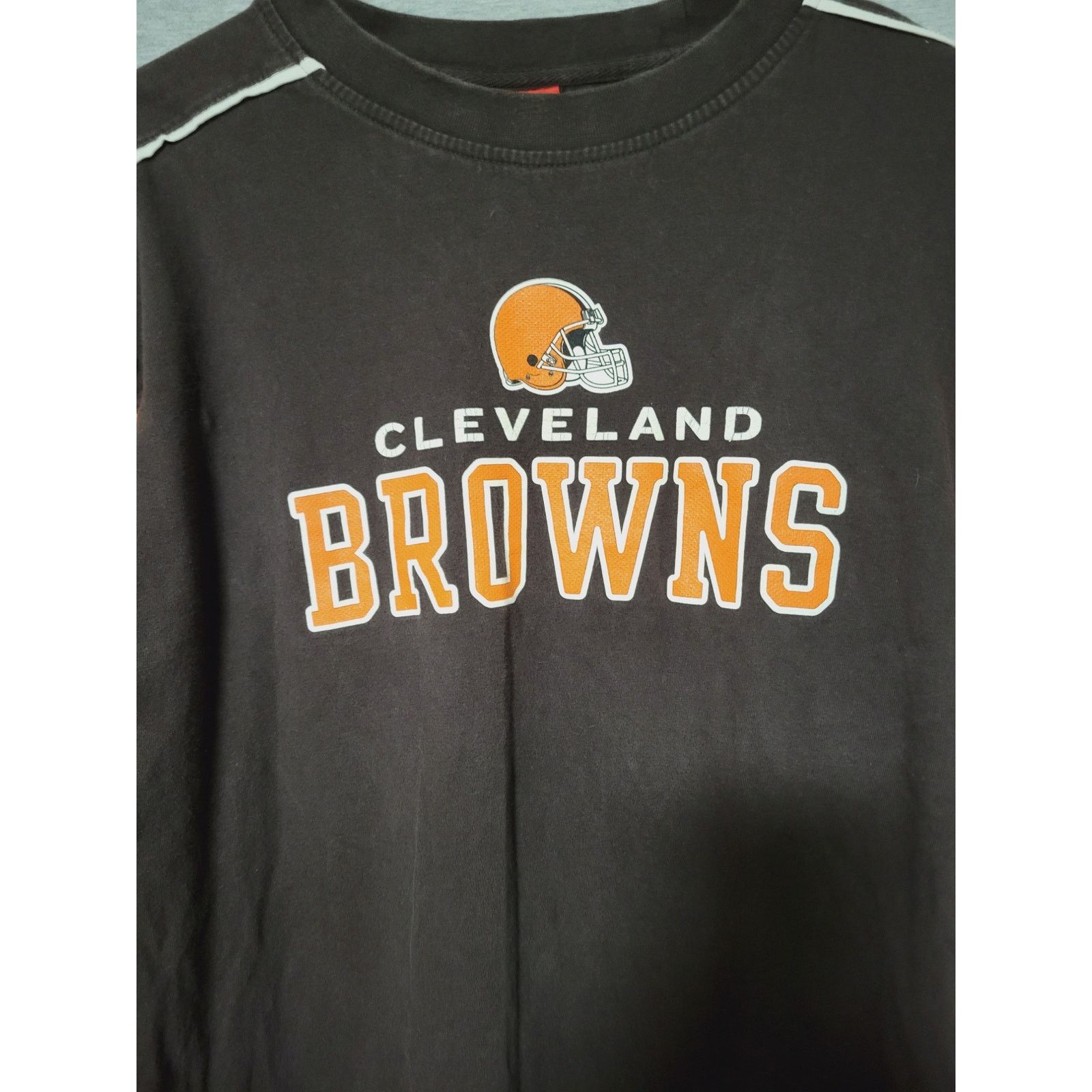 NFL Vintage 90s NFL Cleveland Browns Long Sleeve T Shirt LG Size US L / EU 52-54 / 3 - 3 Thumbnail