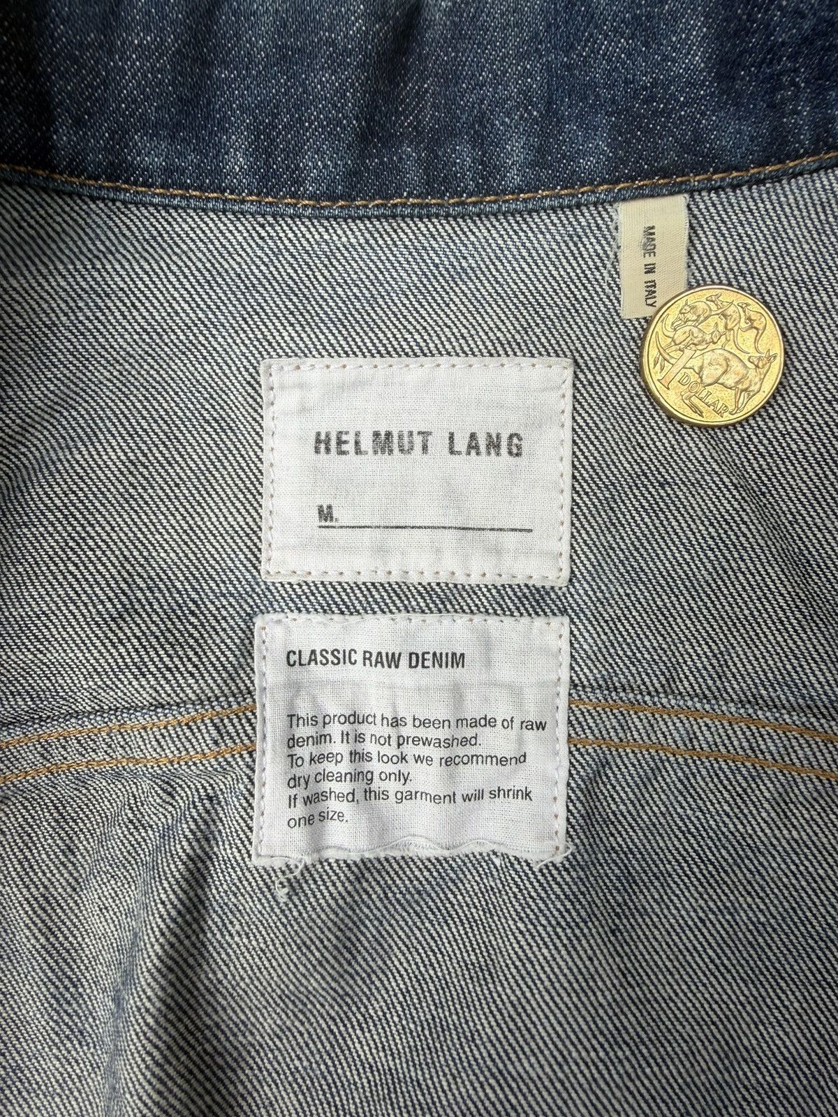 Helmut Lang Helmut Lang 1-Pocket Raw Denim Jacket - S/S97 Size US M / EU 48-50 / 2 - 8 Thumbnail