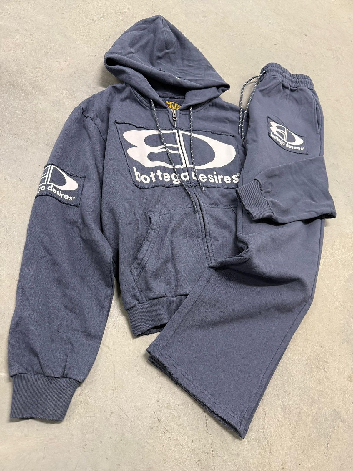 Bottega Desires Bottega Desires Navy Blue Tech Suit Hoodie & Sweats Large Size US L / EU 52-54 / 3 - 2 Thumbnail