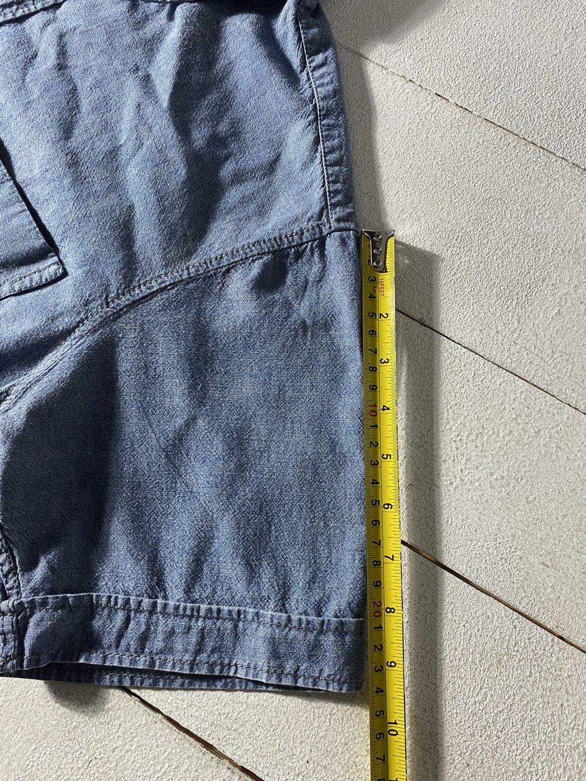 Burberry RARE Thomas Burberry Vintage Denim Shirt short sleeve 90s Size US L / EU 52-54 / 3 - 12 Thumbnail