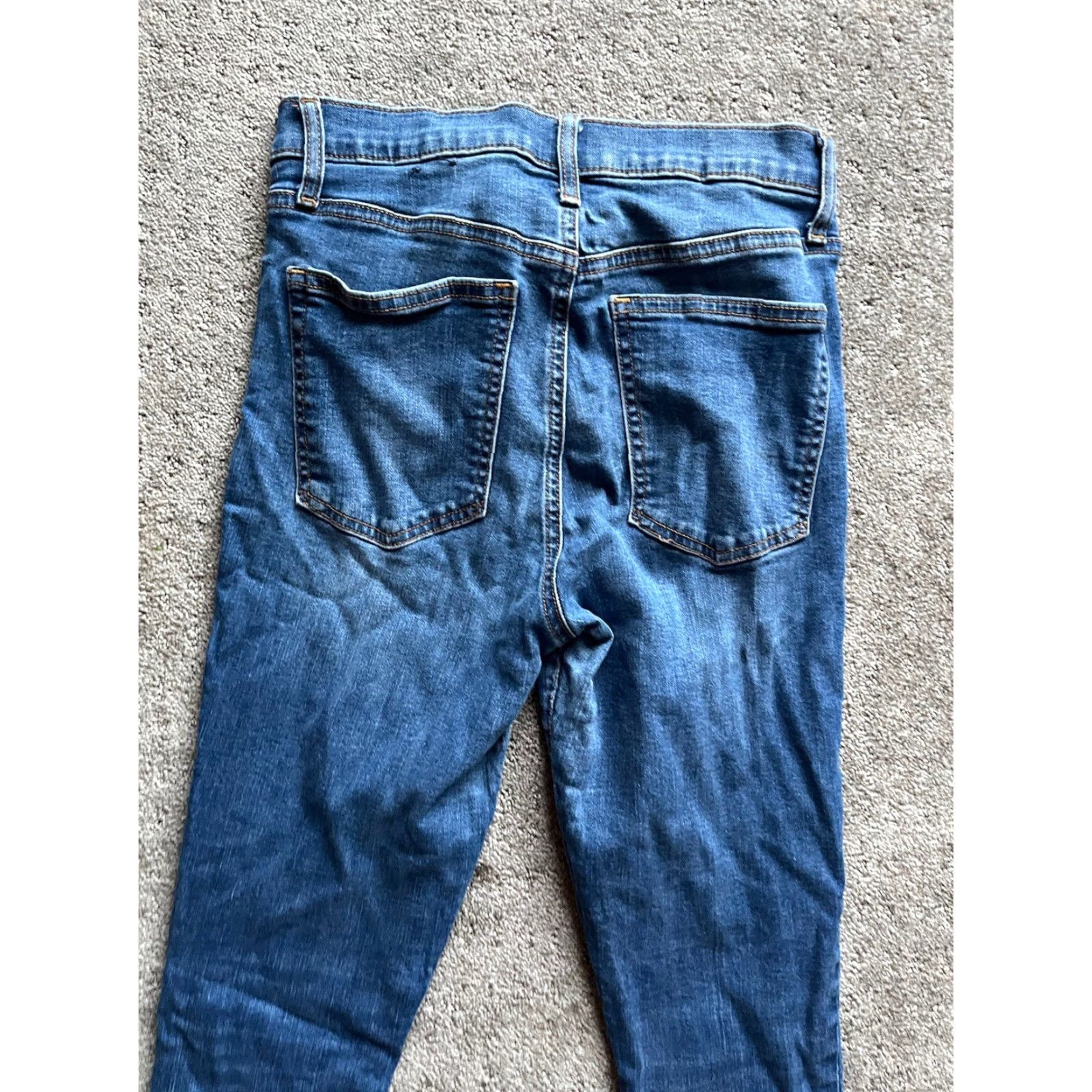 Gap Gap Jeans Skinny Denim 27 Women Blue Light Wash Stretch Inseam 23 30.5? Size 27" / US 4 / IT 40 - 5 Thumbnail