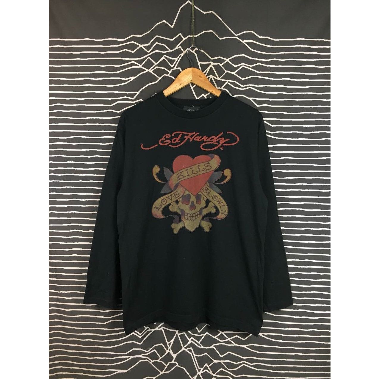 Ed Hardy ED Hardy Kills Love Slowly Skull Love Graphic Longsleeve Tee Size US L / EU 52-54 / 3 - 2 Thumbnail