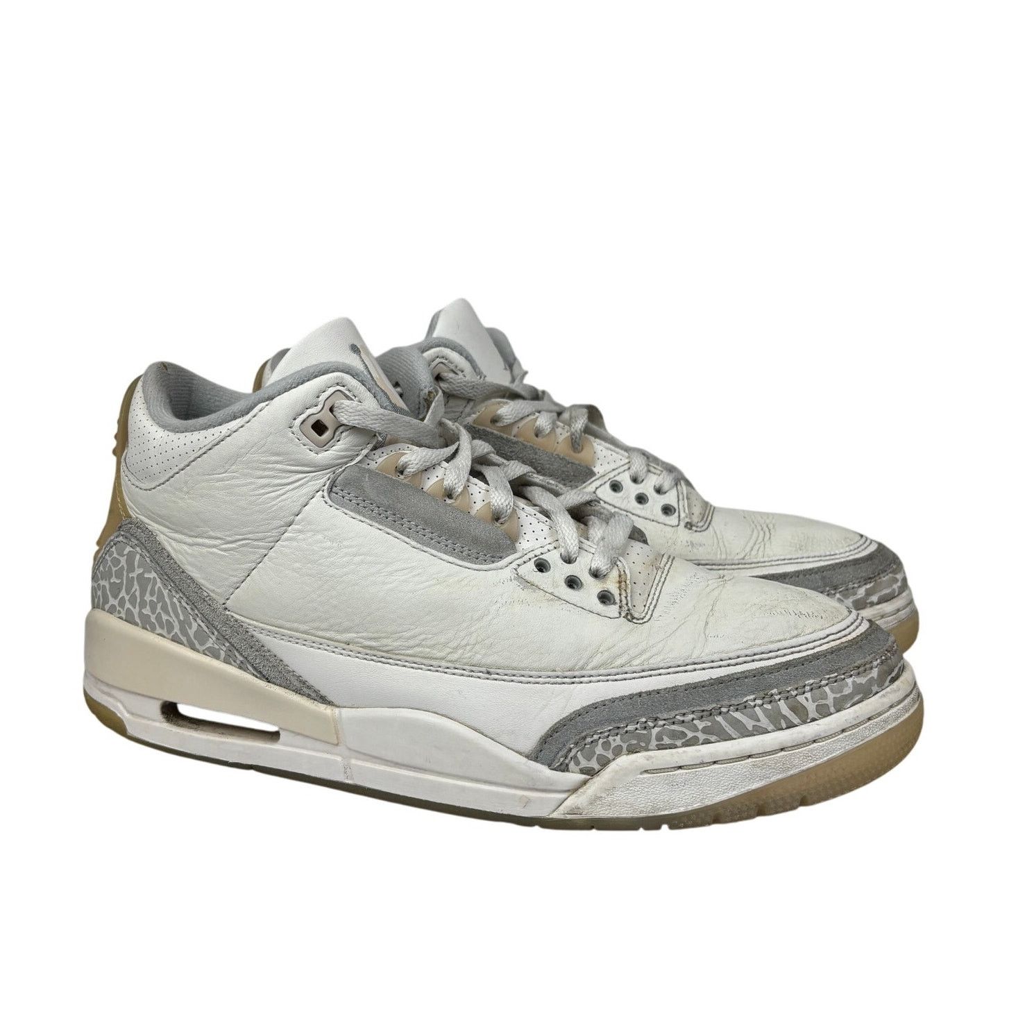 Nike Air Jordan 3 Retro Craft Ivory Sneakers Shoes Men's 10