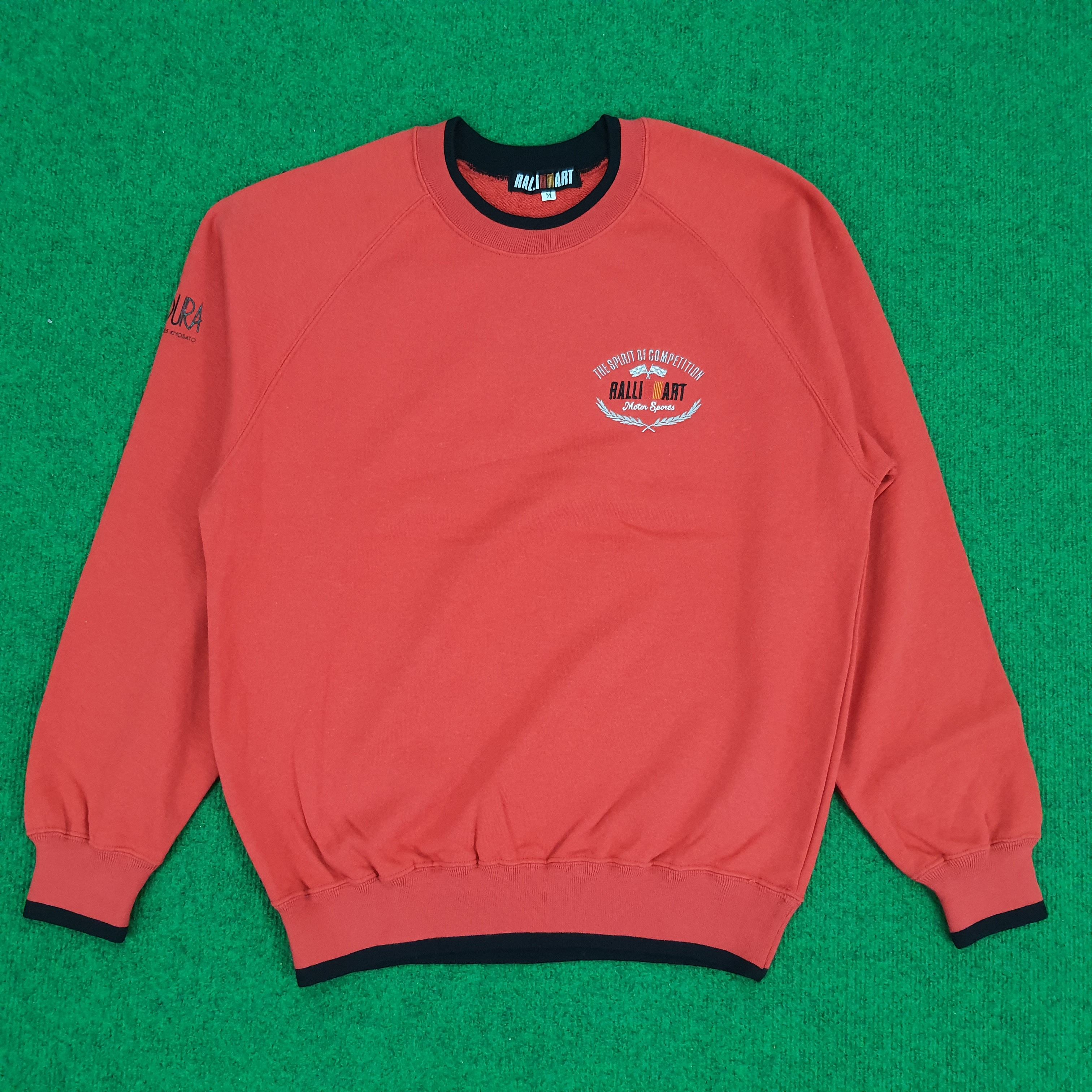 Japanese Brand × Vintage Vintage Mitsubishi RalliArt Motorsports Racing Sweatshirt Size US S / EU 44-46 / 1 - 3 Thumbnail
