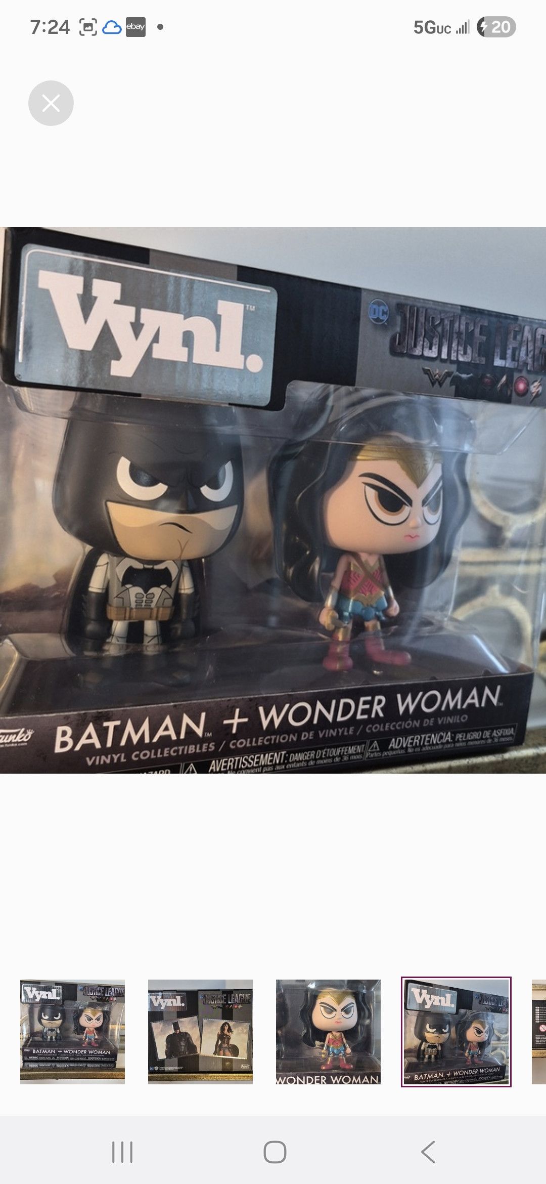 Other Funko Pop Vynl×DC Justice League Batman & WonderWoman Vinyls Size ONE SIZE - 1 Thumbnail