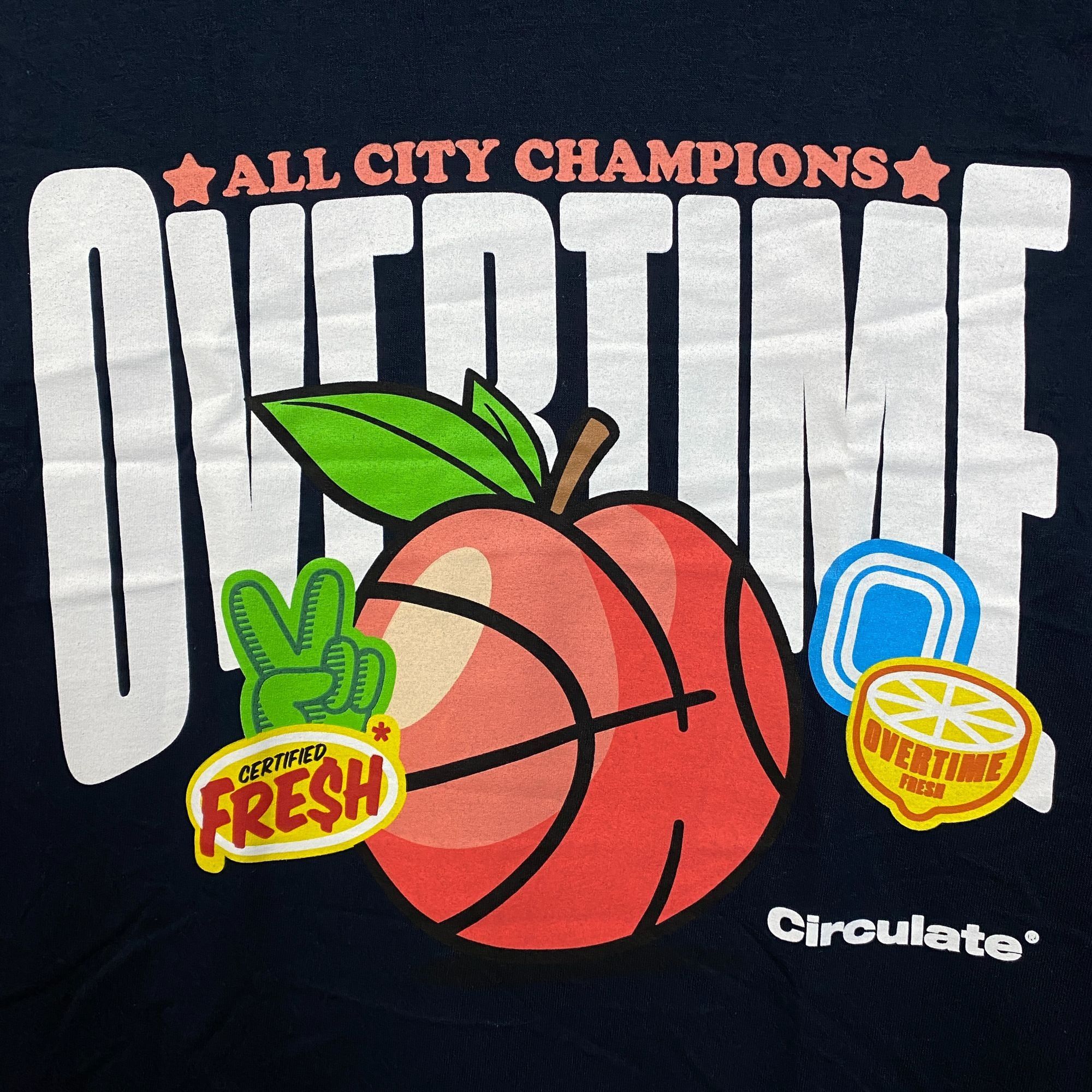 Other Circulate x Overtime "All City Champs" T-shirt Large Size US L / EU 52-54 / 3 - 2 Thumbnail