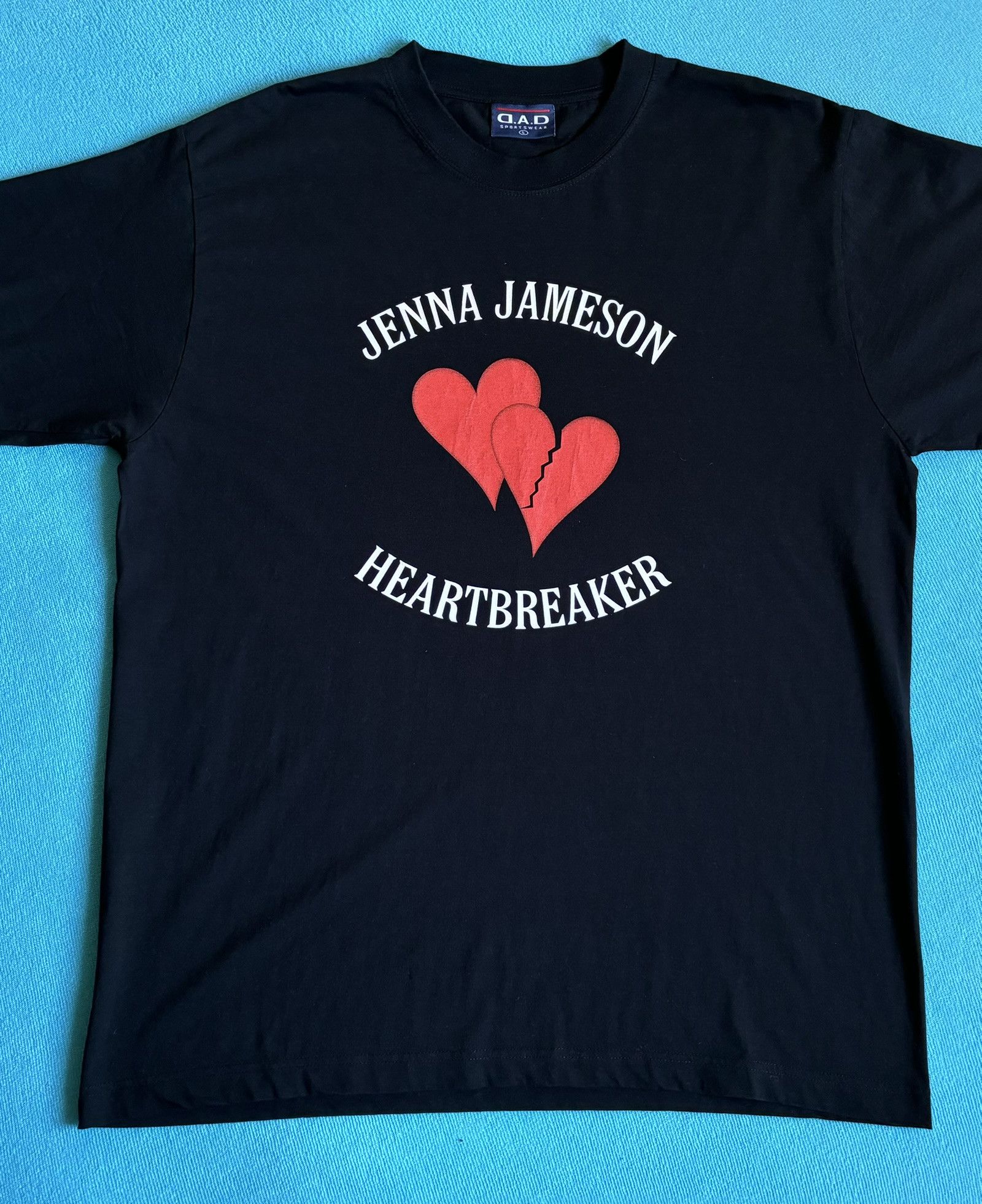 Band Tees Jenna Jameson Heartbreaker Scandinavian Release Tour 2005 Size US L / EU 52-54 / 3 - 6 Thumbnail