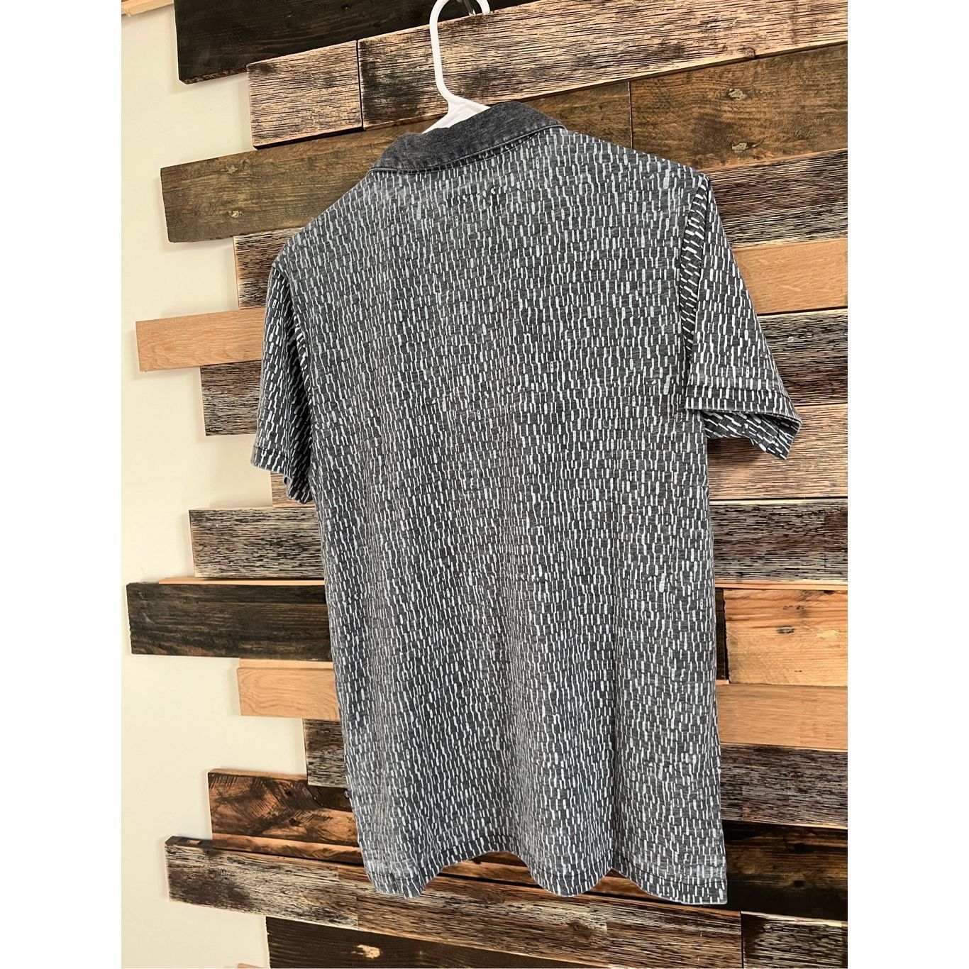 Indigo Indigo Star NWT Heather Black Short Sleeve Polo Shirt Men's Size US S / EU 44-46 / 1 - 2 Thumbnail