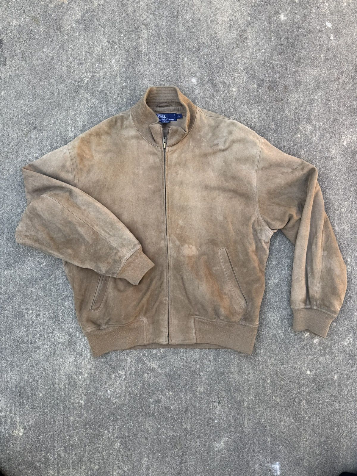 Polo Ralph Lauren C. 1996 Polo suede bomber Size US L / EU 52-54 / 3 - 1 Thumbnail