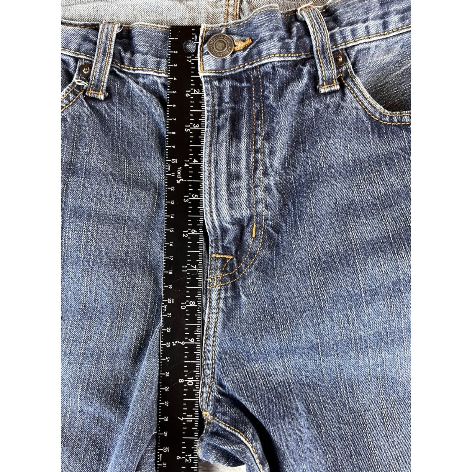 American Eagle Outfitters American Eagle Outfitters Jeans Mens 36x32 36x29 Blue Denim Straight Preppy Cowboy 5-Pocket Mens Regular Jeans Blue Denim Vintage No Size US 36 / EU 52 - 6 Thumbnail