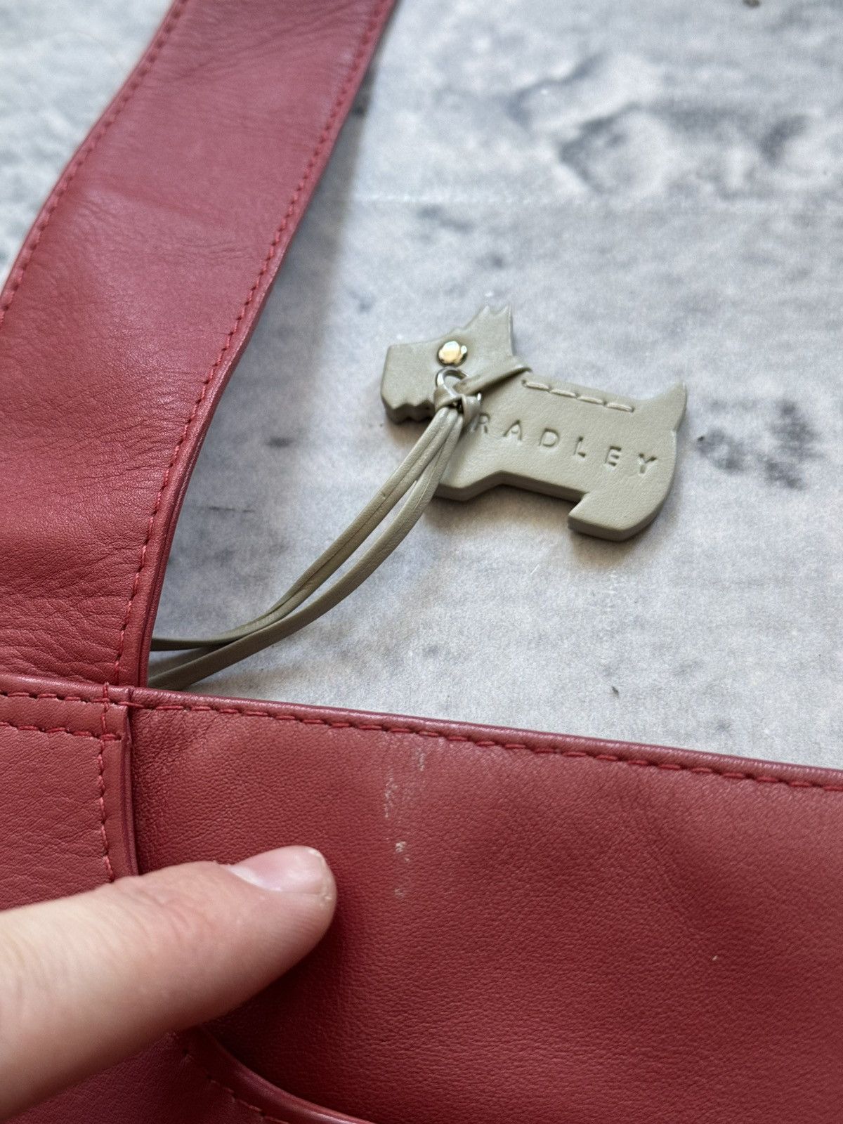Vintage Vintage red Radley shoulder bag wmns Size ONE SIZE - 6 Thumbnail