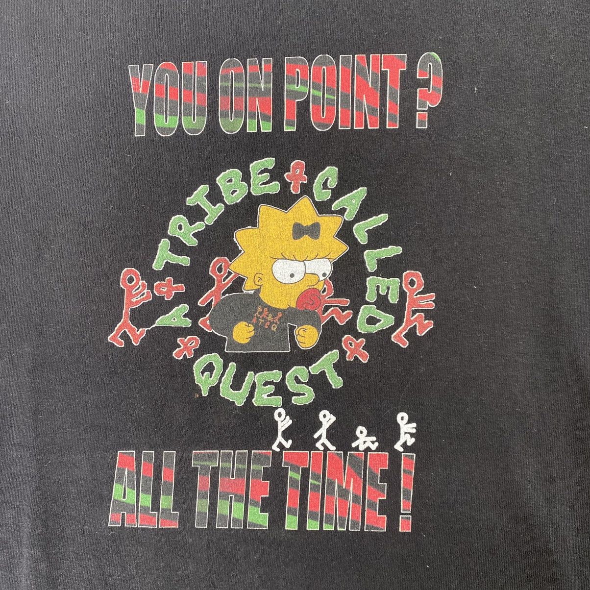 Cartoon Network × Rap Tees × Vintage Rare Y2k Maggie Simpson x A Tribe Called Quest Rap Tee Size US L / EU 52-54 / 3 - 2 Thumbnail