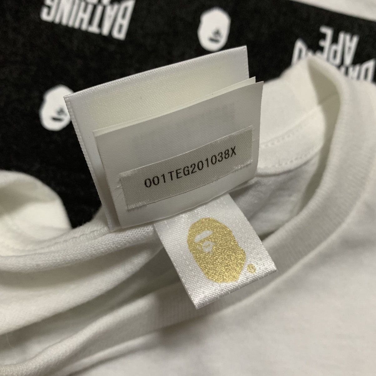 Bape Bape Medium Graphic A Bathing Ape White Tee Size US M / EU 48-50 / 2 - 8 Thumbnail