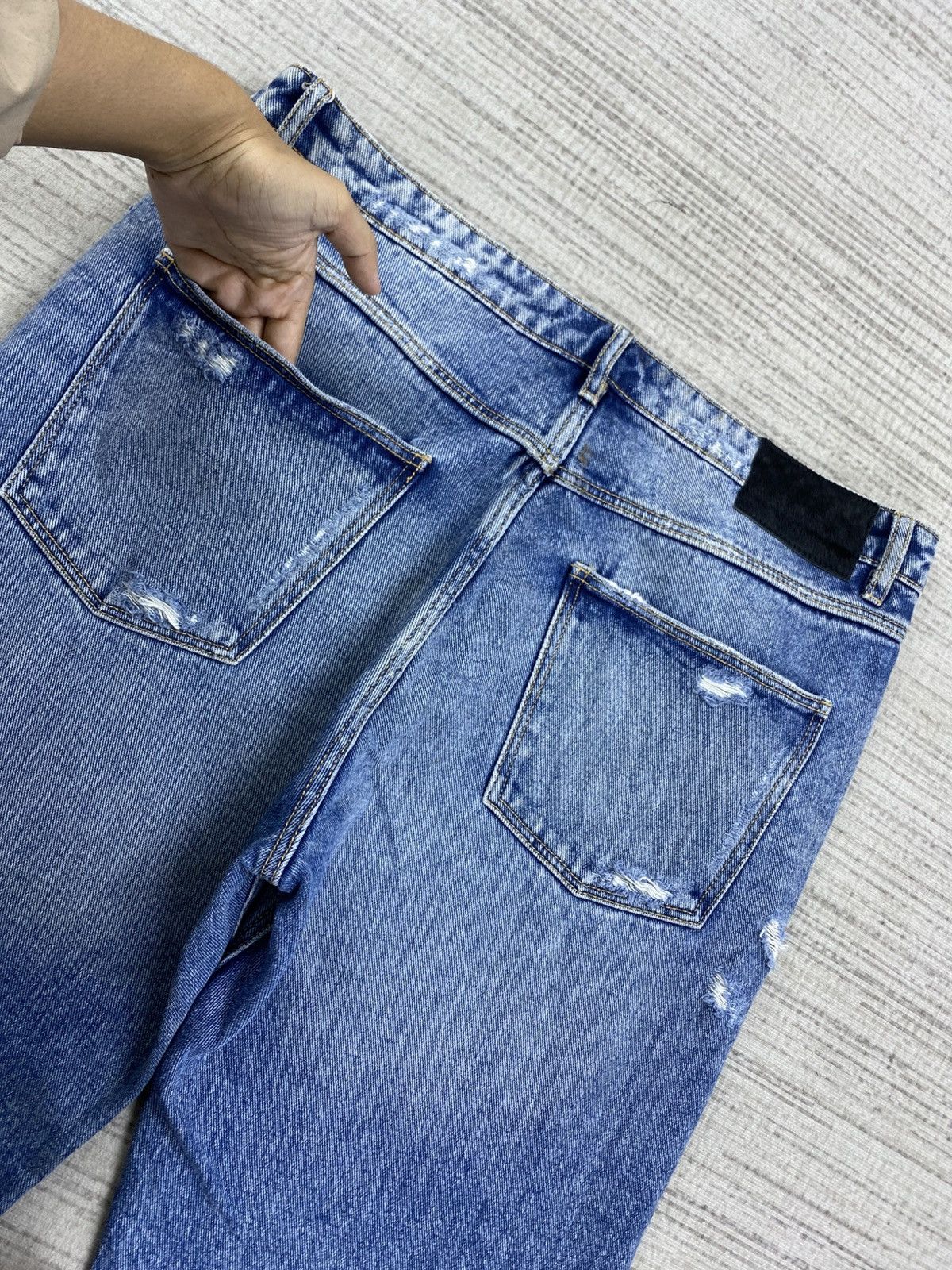 Zara Vintage Trafaluc By Zara Rare Design Denim Jeans Size US 34 / EU 50 - 11 Thumbnail