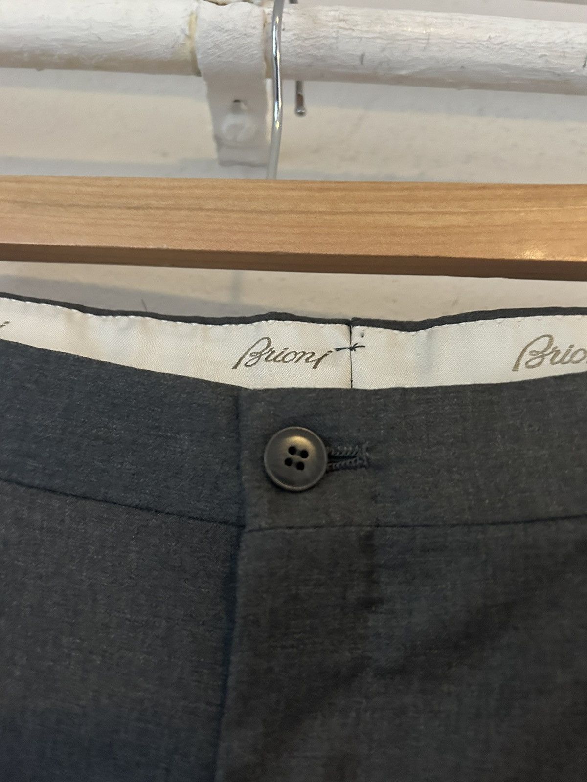 Brioni Super 150’s Virgin Wool Segovia Pants Size US 38 / EU 54 - 6 Thumbnail