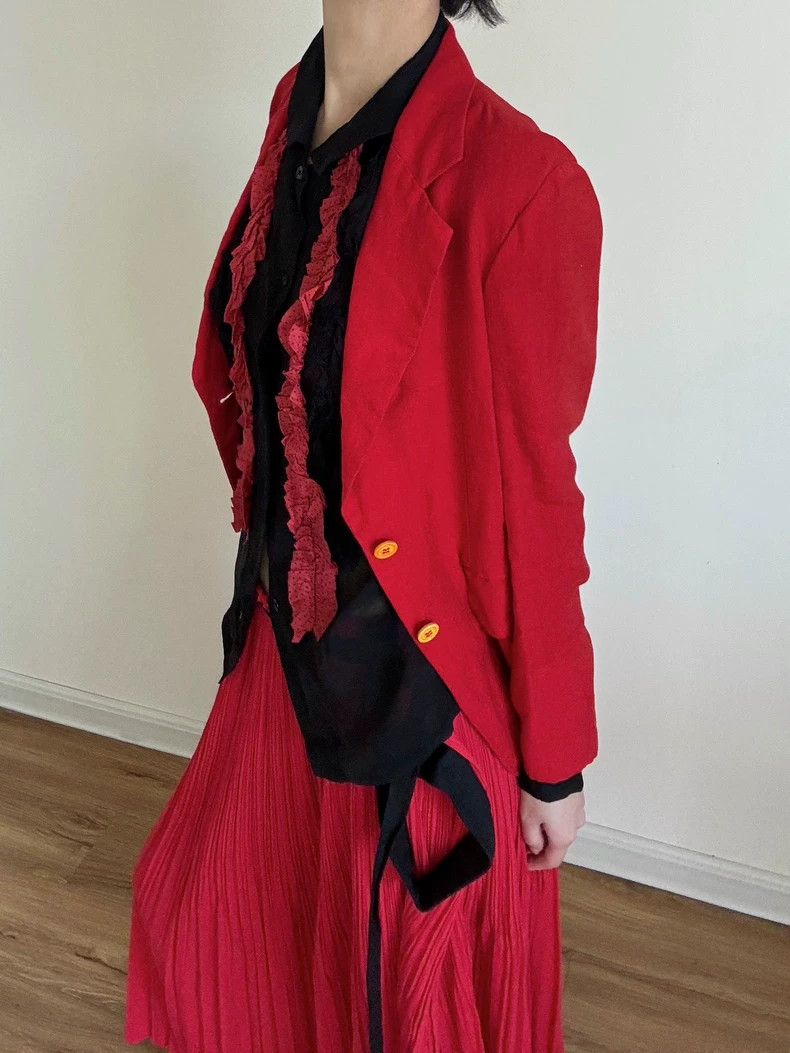 Comme des Garcons Comme des Garcons Red coat Size S / US 4 / IT 40 - 2 Thumbnail