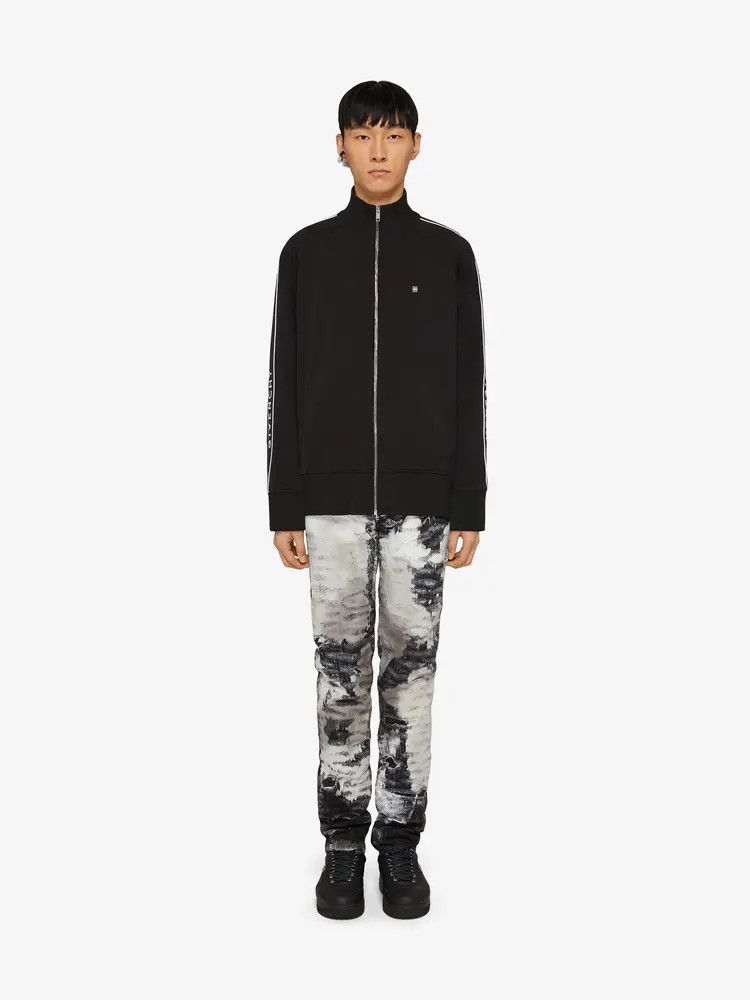Givenchy o1w1db10325 Sweatshirt W/ Band Sleeves in Black Size US XXL / EU 58 / 5 - 2 Thumbnail