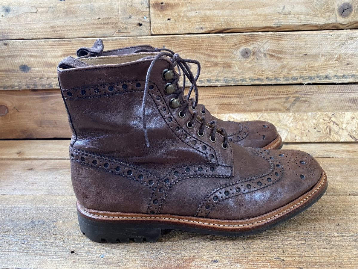 Grenson Grenson brown leather brouges boots uk sz 9 G Us 10 Size US 10 / EU 43 - 10 Thumbnail
