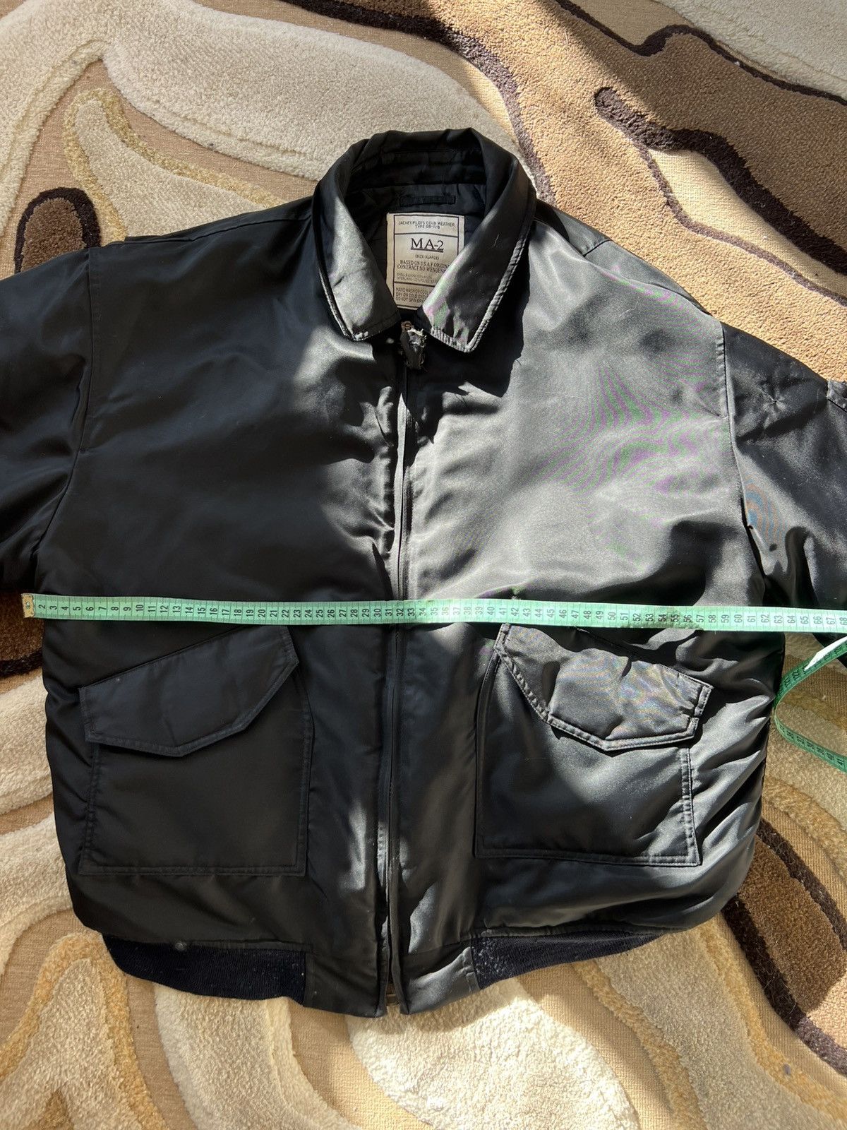 Vintage Vintage MA-2 Retro Flyght Aviator 90s opium style bomber Size US XL / EU 56 / 4 - 11 Thumbnail