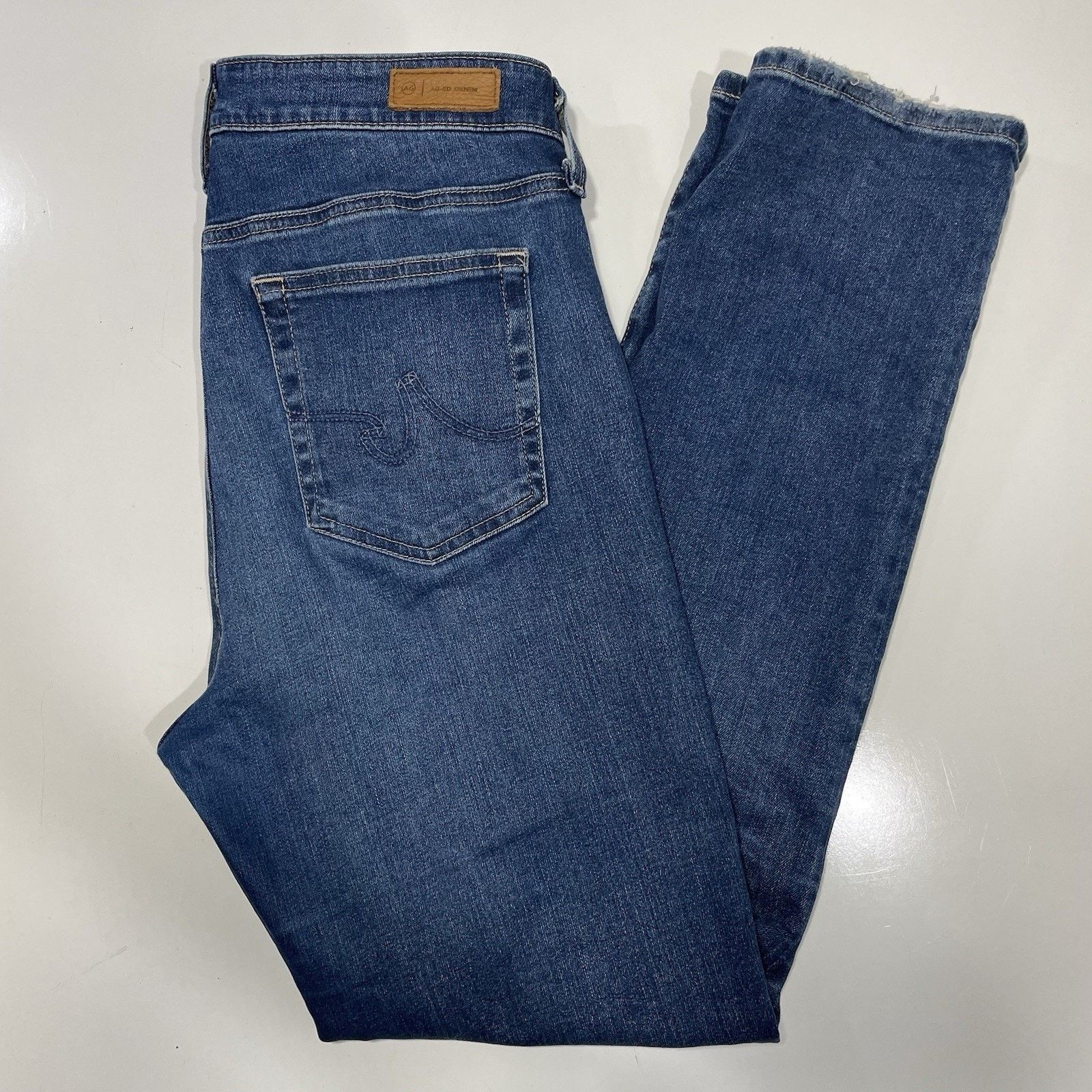AG Adriano Goldschmied AG Mari Jean Mid-Rise Slim Straight Women’s 30x30 Japanese Size 30" / US 8 / IT 44 - 10 Thumbnail