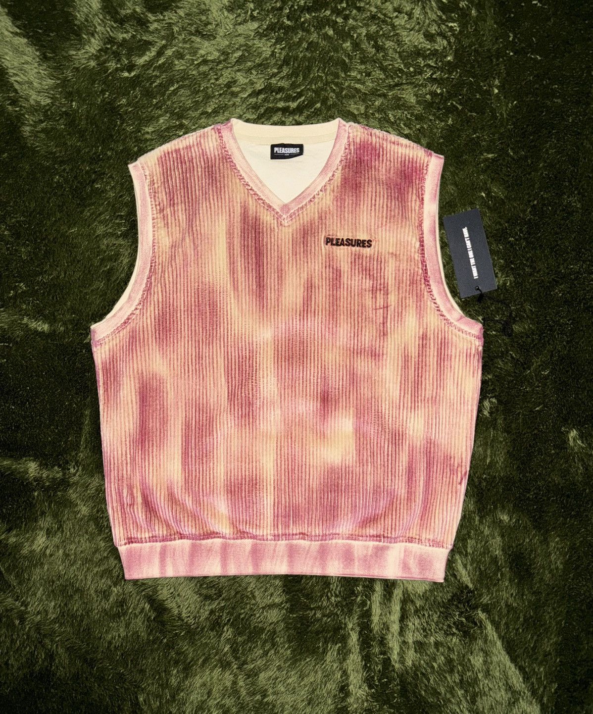 Pleasures [XL] Pleasures Overdyed Washed Corduroy Vest Size US XL / EU 56 / 4 - 1 Thumbnail