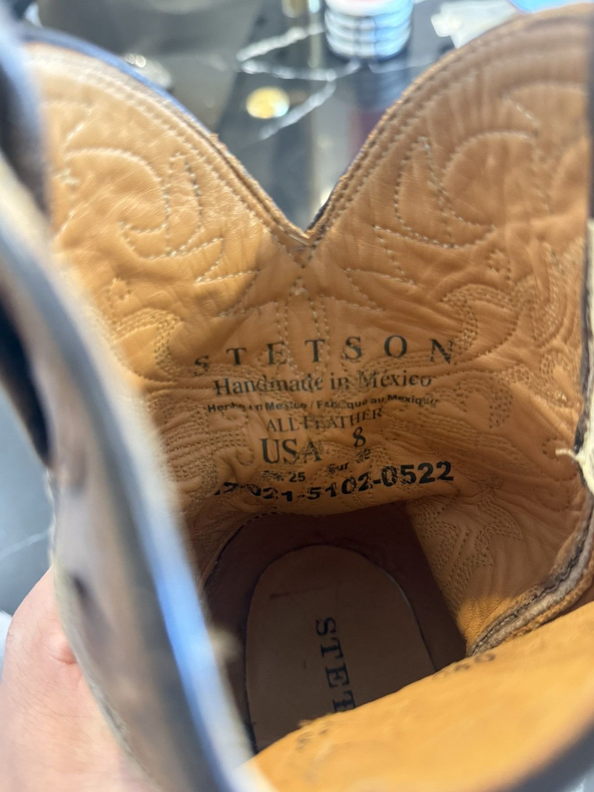 Stetson Low Brown Leather Stetson Boots Size US 8 / IT 38 - 4 Thumbnail