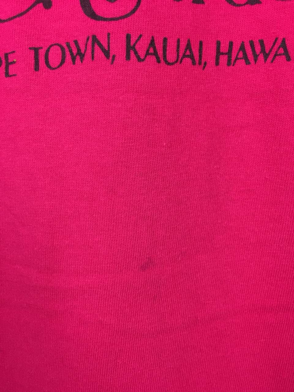 Hanes × Vintage Vtg 90s Green Garden Hanapepe Town Kauai Hawaii Tee Size US L / EU 52-54 / 3 - 4 Thumbnail