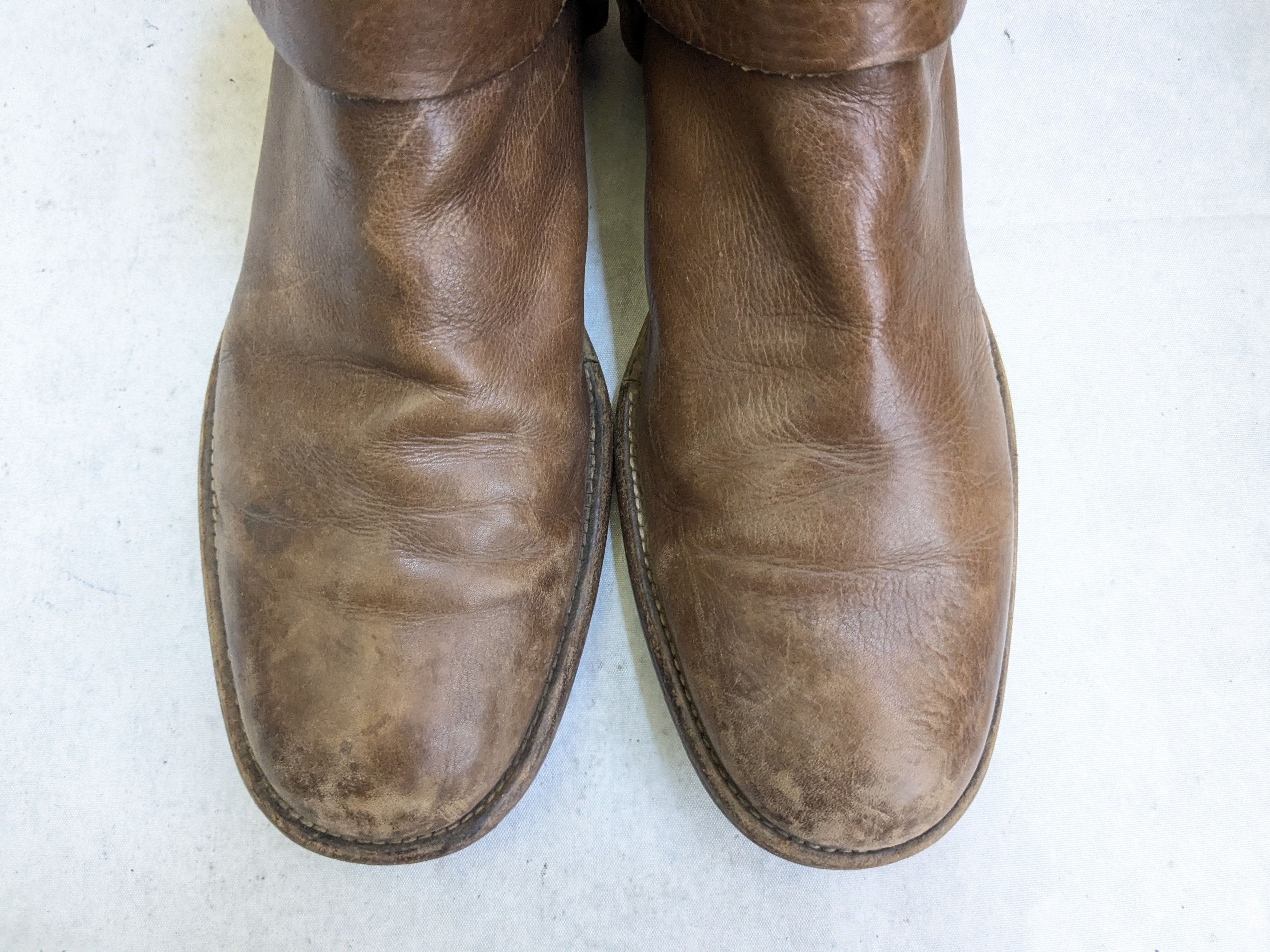 Frye Frye Harness Boots Brown Leather 10.5 D Buckle Size US 10.5 / EU 43-44 - 2 Thumbnail
