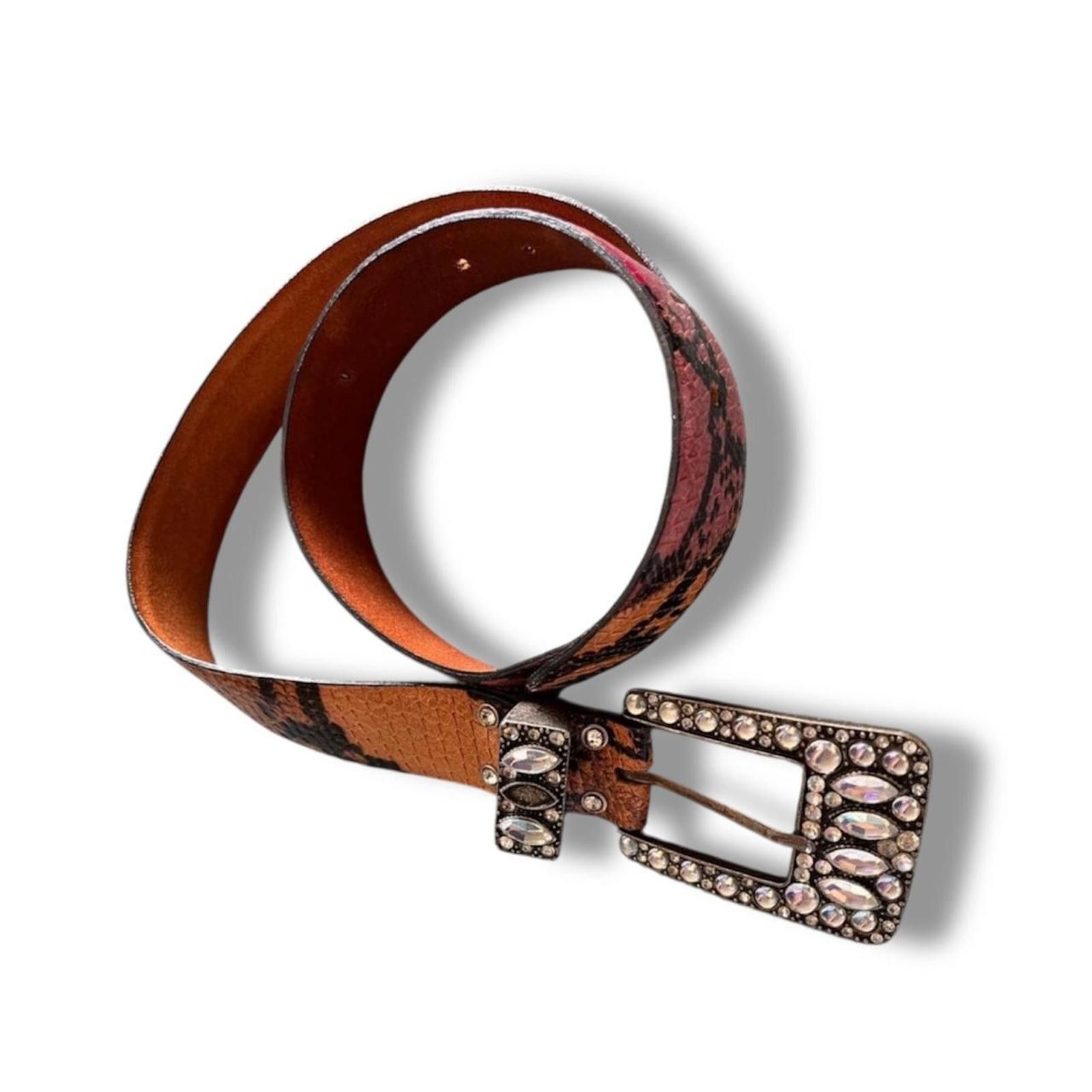 Other Snake pattern pink whimsy goth grunge unique belt Size ONE SIZE - 1 Thumbnail