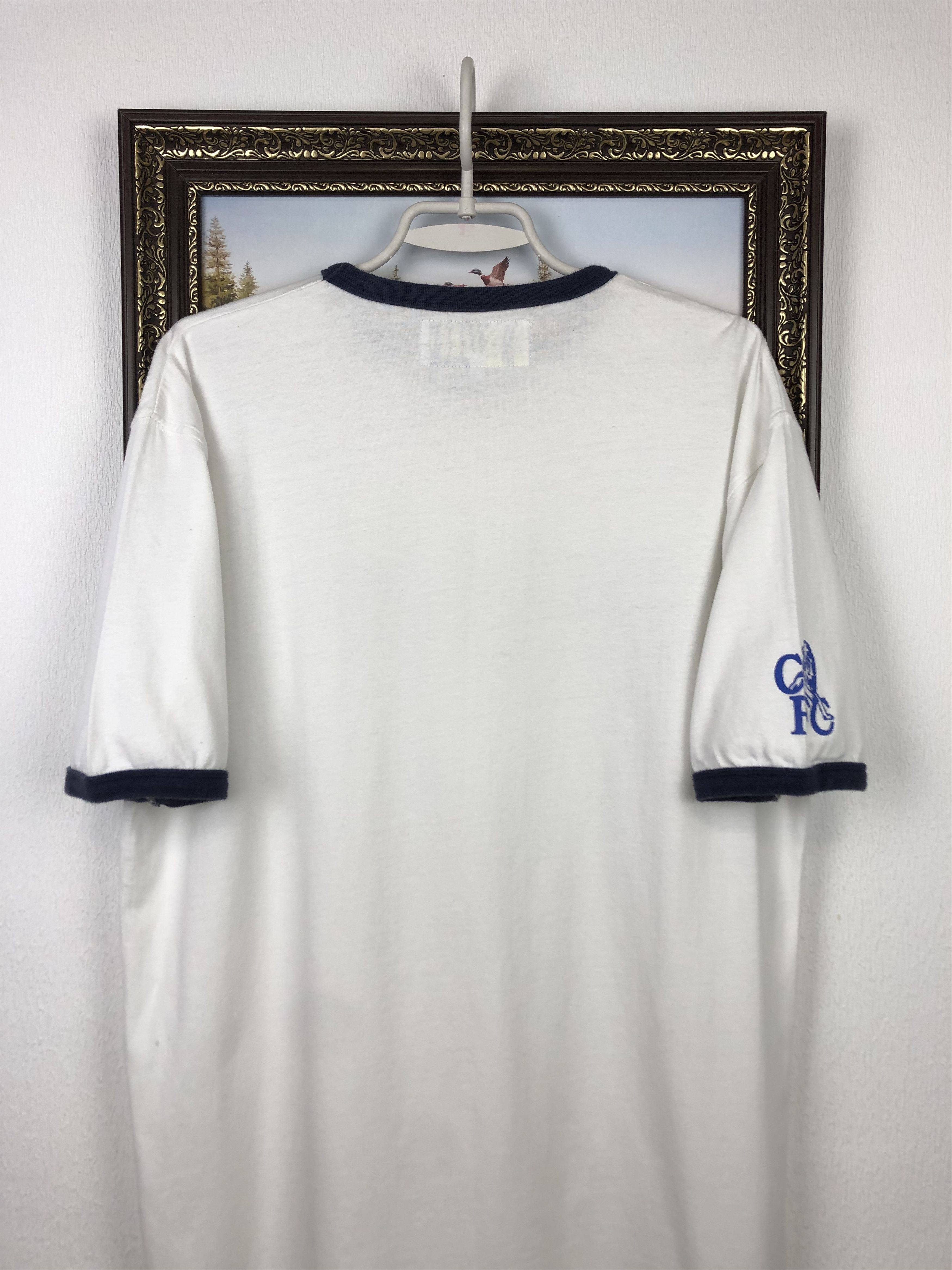 Vintage Vintage Blue Flag Chelsea Football Shirt Soccer Tee Hype Size US L / EU 52-54 / 3 - 8 Thumbnail