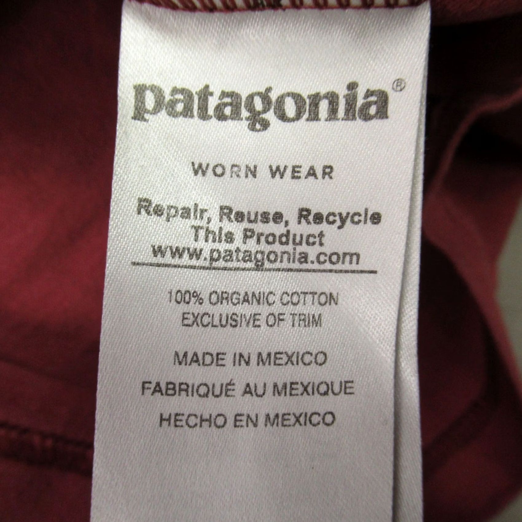 Patagonia Patagonia Shirt Womens XS Short Sleeve Crew Neck Lightweight Red Casual Shirt Size XS / US 0-2 / IT 36-38 - 5 Thumbnail