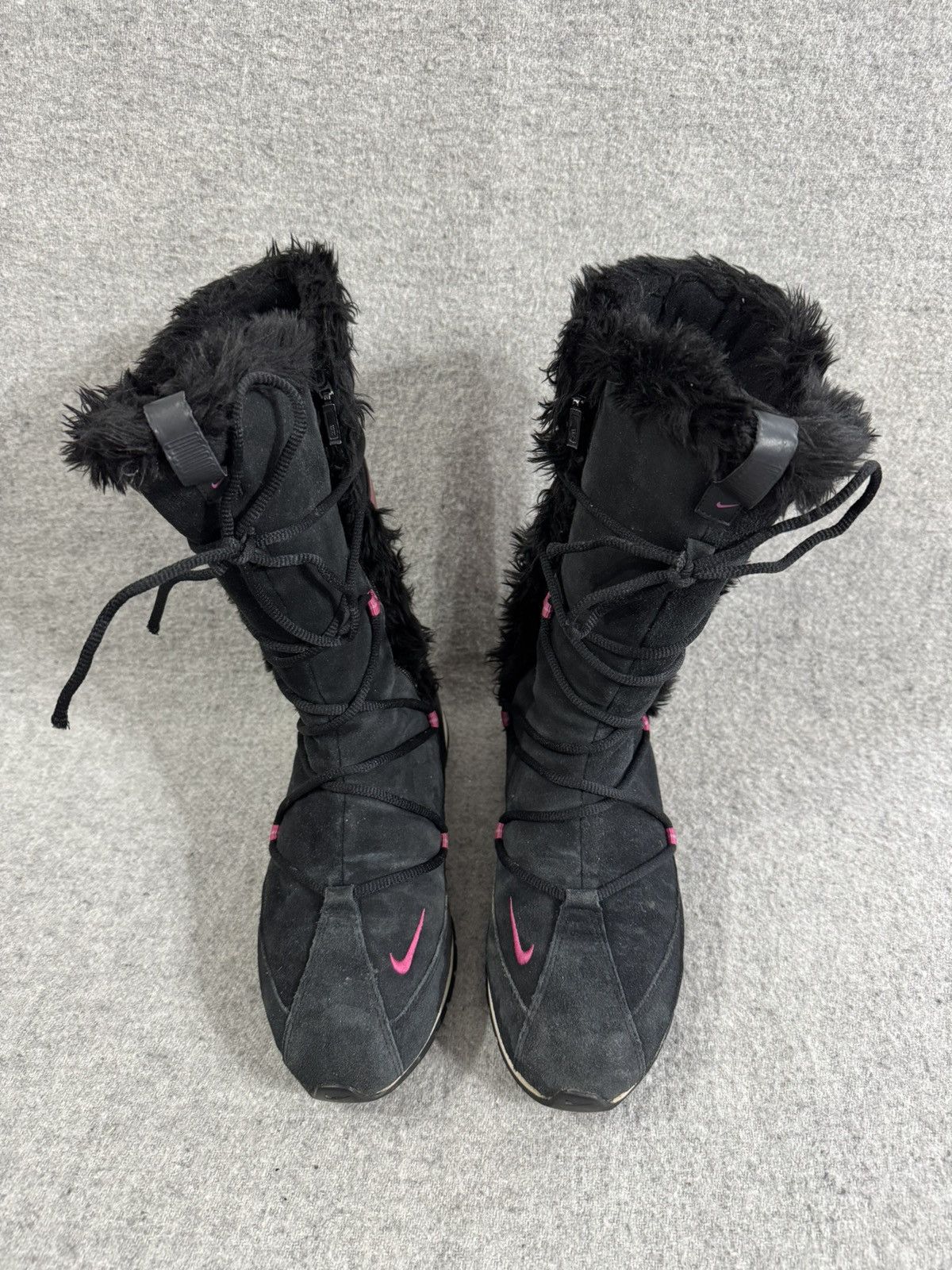 Nike Nike Winter Suede Faux Fur Boots Japan Y2K Trim 40,5 Size US 9 / IT 39 - 4 Thumbnail
