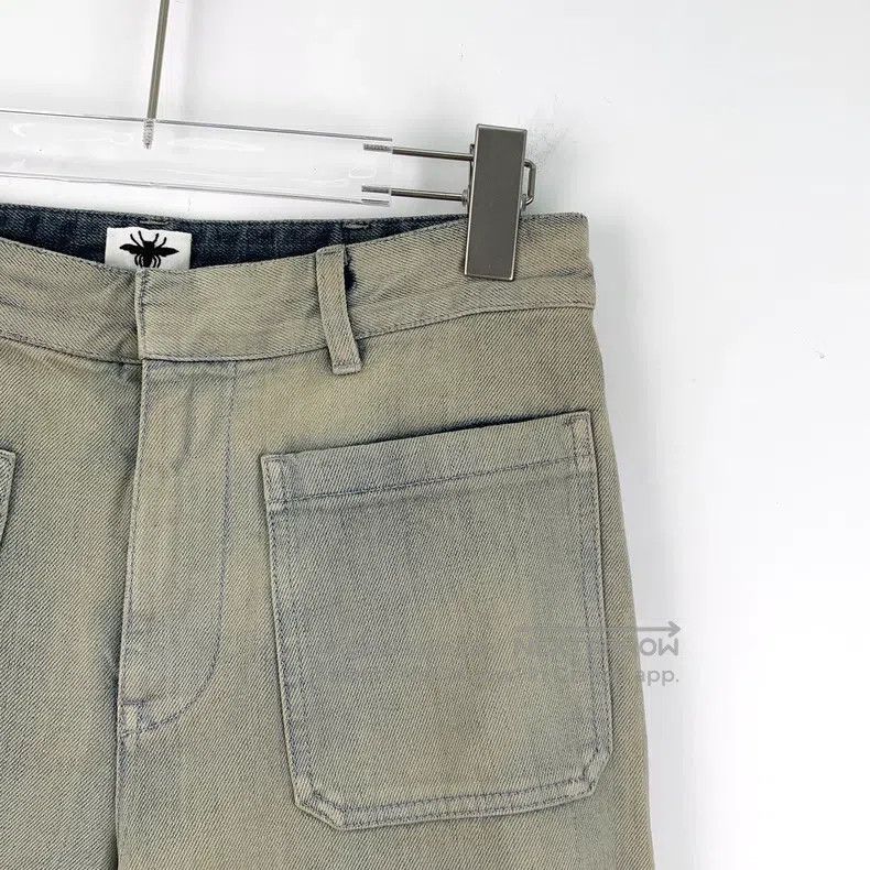 Dior Dior Yellow retro old multi-pocket cotton casual high-wais Size 25" / US 0 / IT 36 - 3 Thumbnail
