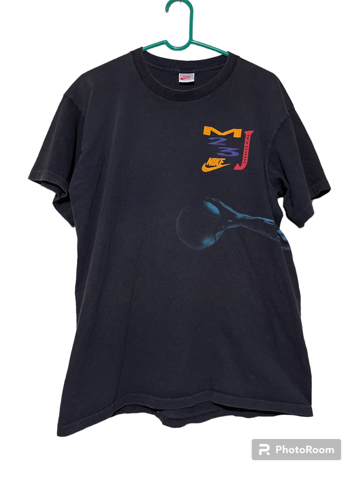Nike XL 1980 Nike Single Stitch Jordan Shirt Black Gray White tag Size US XL / EU 56 / 4 - 2 Thumbnail