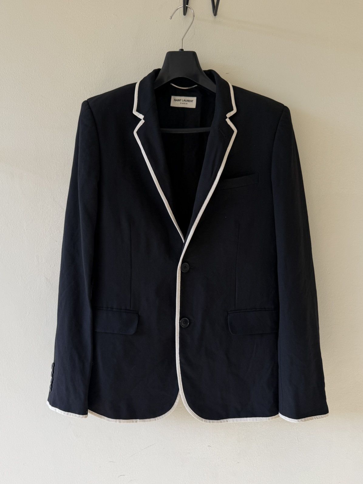 Saint Laurent Paris Saint Laurent by hedi slimane wool blazer jacket Size 48R - 1 Thumbnail