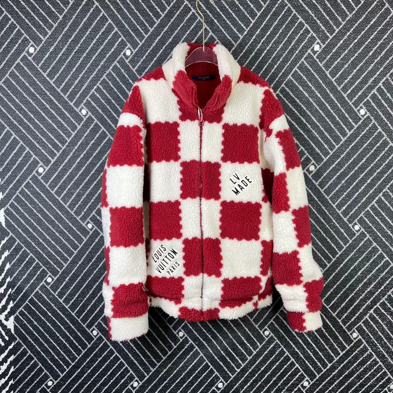 Louis Vuitton LV Nigo Teddy Red White Jacket Size US L / EU 52-54 / 3 - 1 Thumbnail