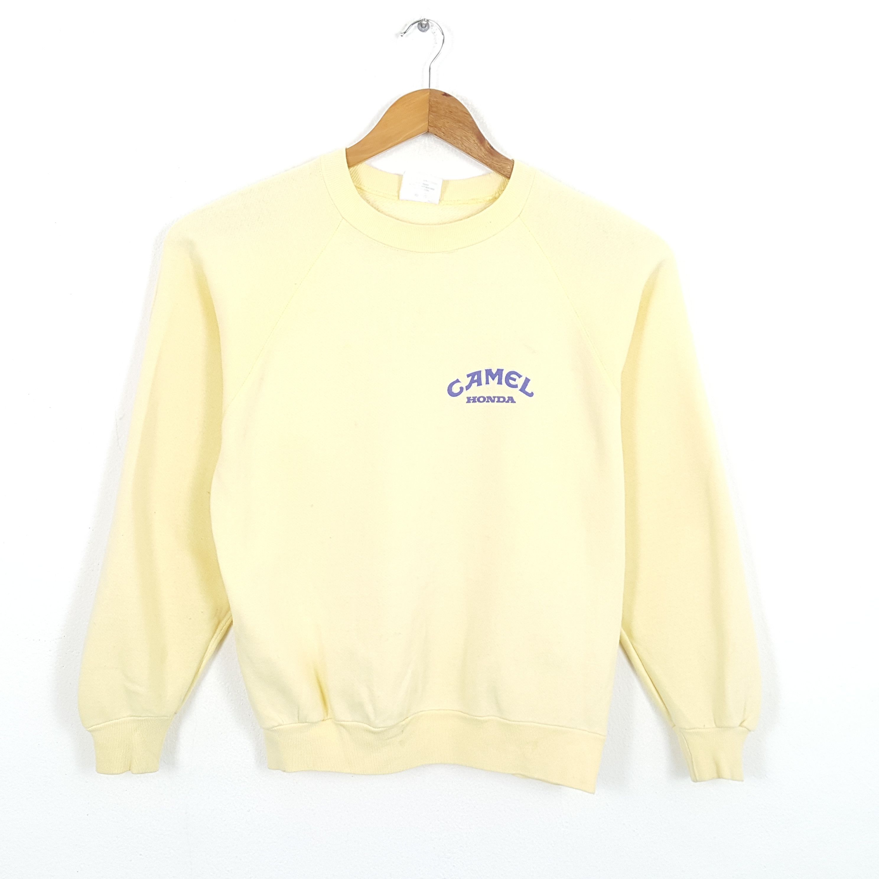 Camel × Honda × Vintage Vintage 90's CAMEL HONDA Japanese Racing Team Sweatshirt Size US M / EU 48-50 / 2 - 3 Thumbnail