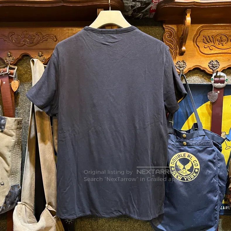 RRL Ralph Lauren RRL Ralph Lauren Short Sleeve T-Shirt (Double Layer) Size US XL / EU 56 / 4 - 2 Thumbnail
