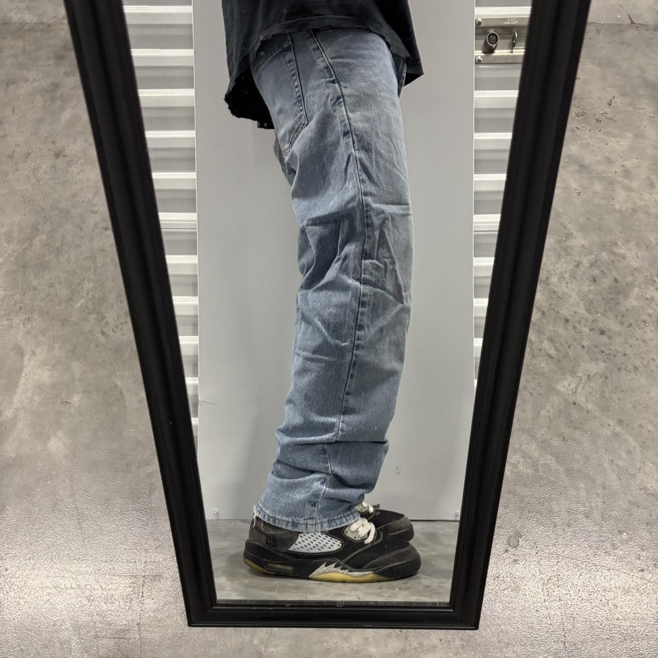 Japanese Brand × Vintage Crazy Vintage Y2K/2000s Light Wash Essential Denim Jeans! Size US 30 / EU 46 - 2 Thumbnail