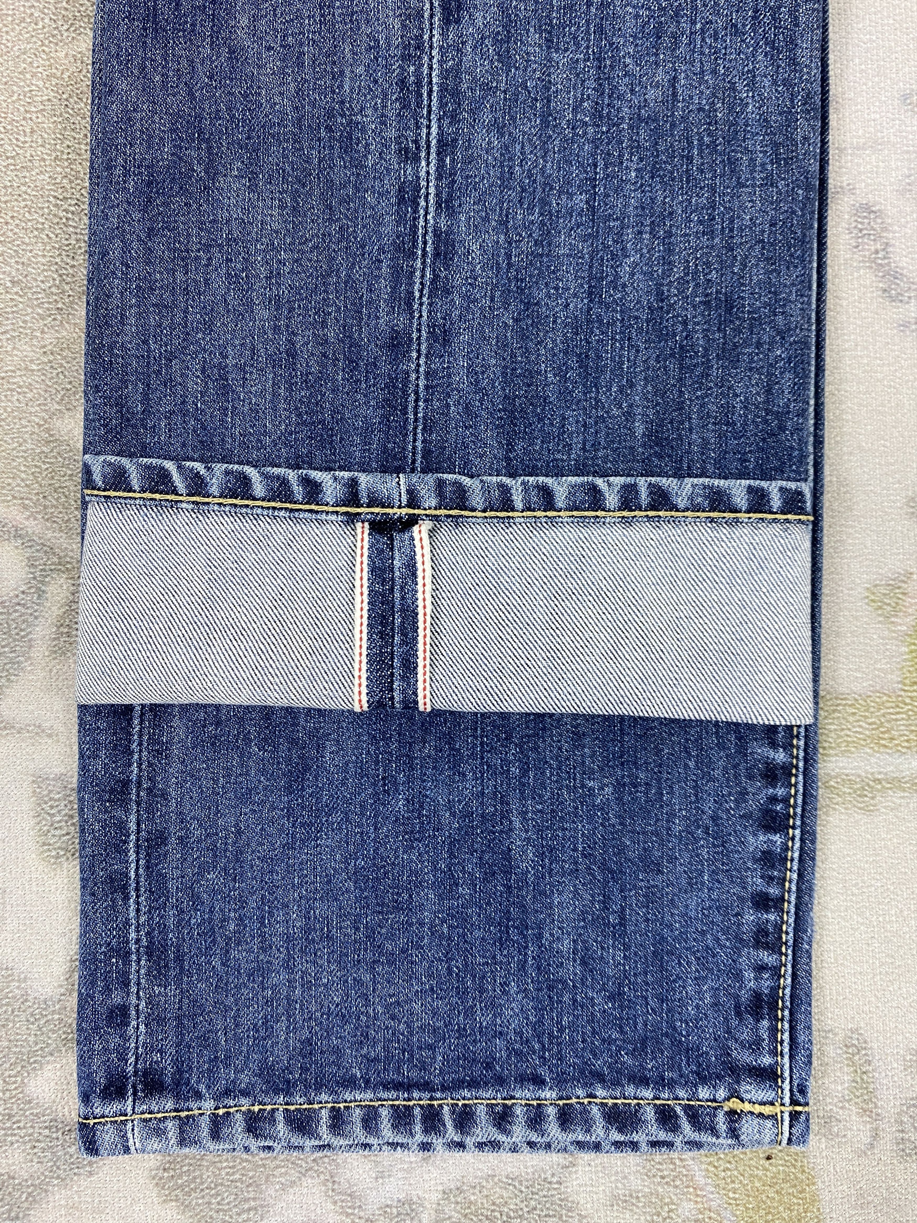 Japanese Brand Redline Distressed Vintage Uniqlo Jeans 31x32 Denim- JN3556 Size US 31 - 12 Thumbnail