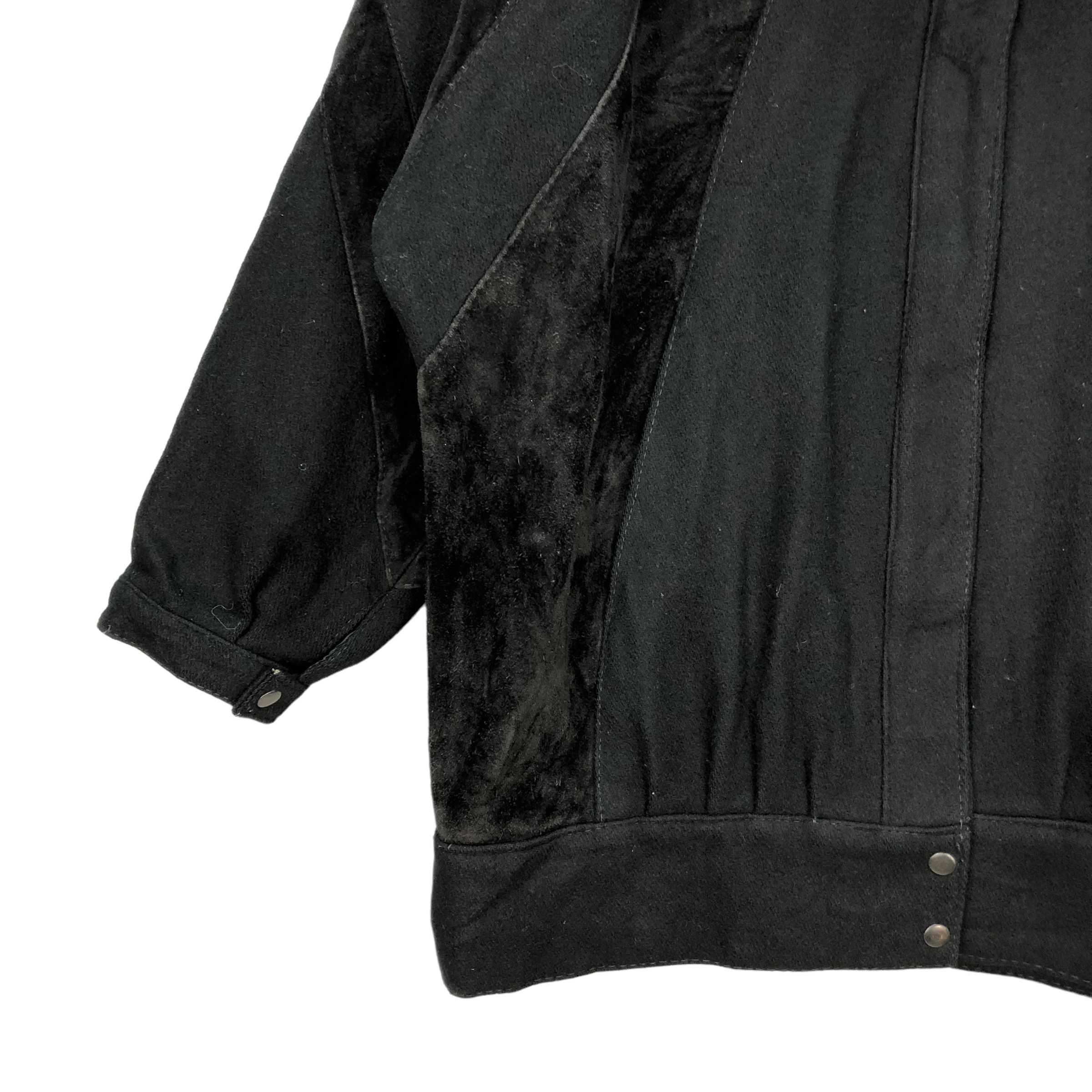 Genuine Leather TRENDZ WOOL LEATHER HYBRID JACKET #7304-127 Size US L / EU 52-54 / 3 - 4 Thumbnail