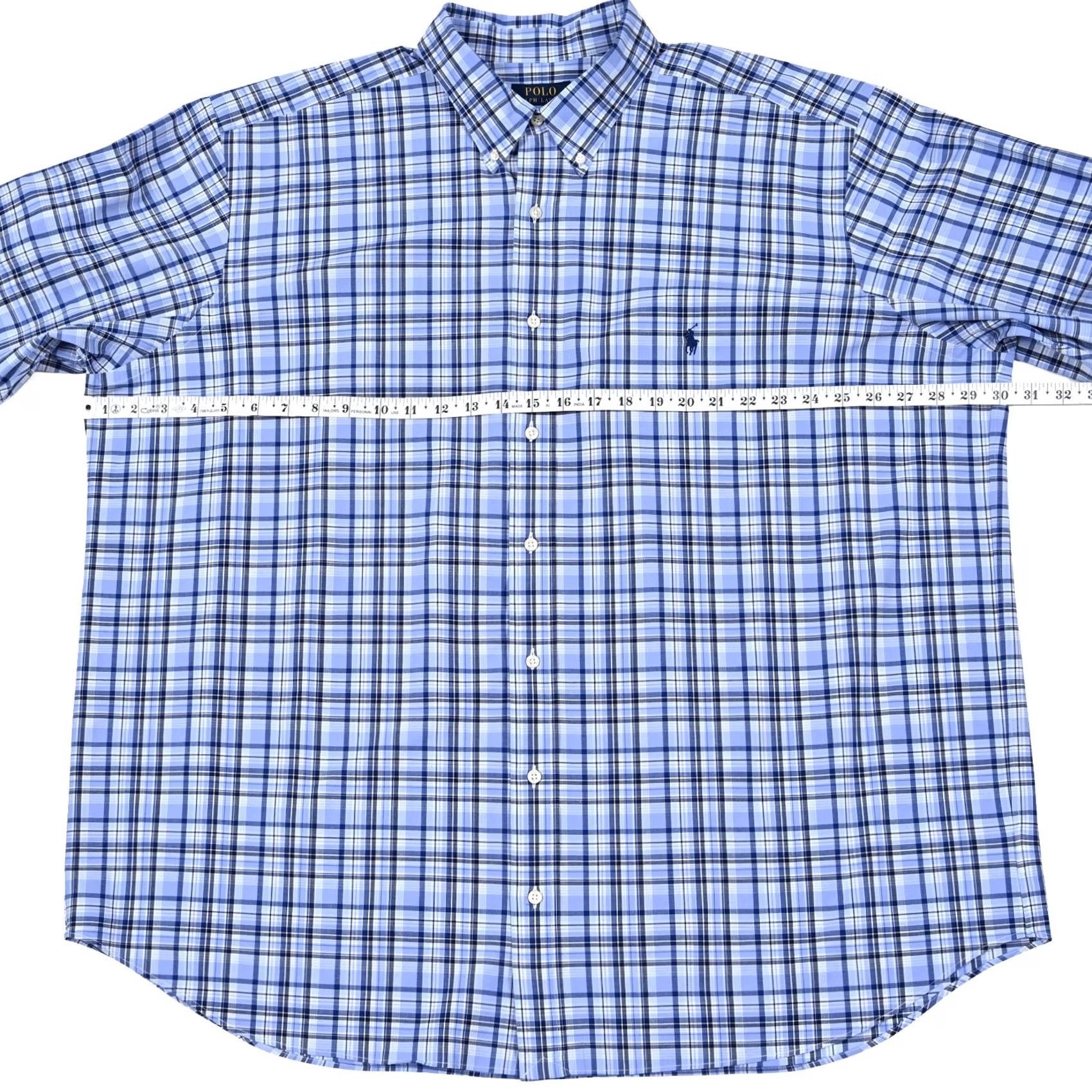 Polo Ralph Lauren Polo Ralph Lauren Shirt Mens 2XB Plaid Button Down Long Sleeve Performance Pony Size US XXL / EU 58 / 5 - 3 Thumbnail