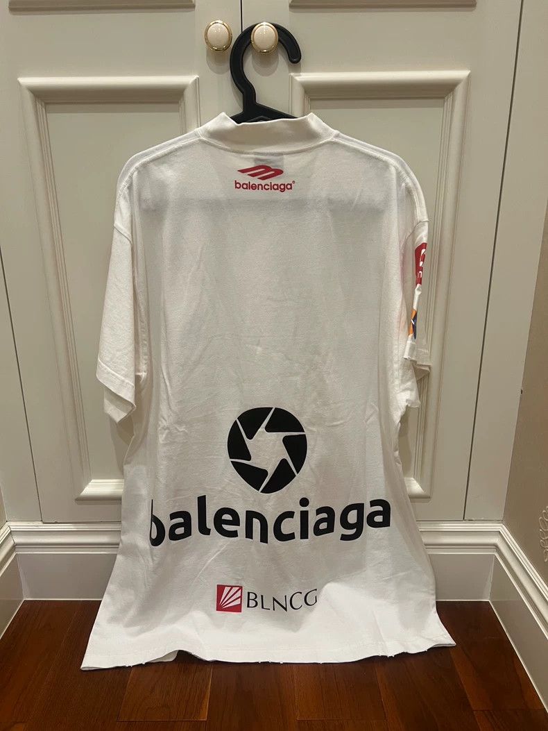 Balenciaga Balenciaga Long Short Sleeve T-shirt 2505-Nextarrow Size US S / EU 44-46 / 1 - 2 Thumbnail