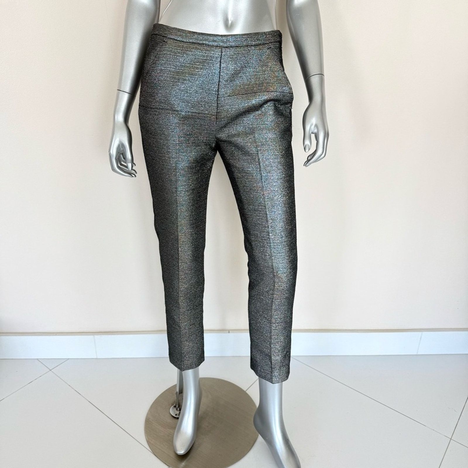 MSGM MSGM women shimmer pants size S Authentic Retail 480$ Size 27" / US 4 / IT 40 - 1 Thumbnail