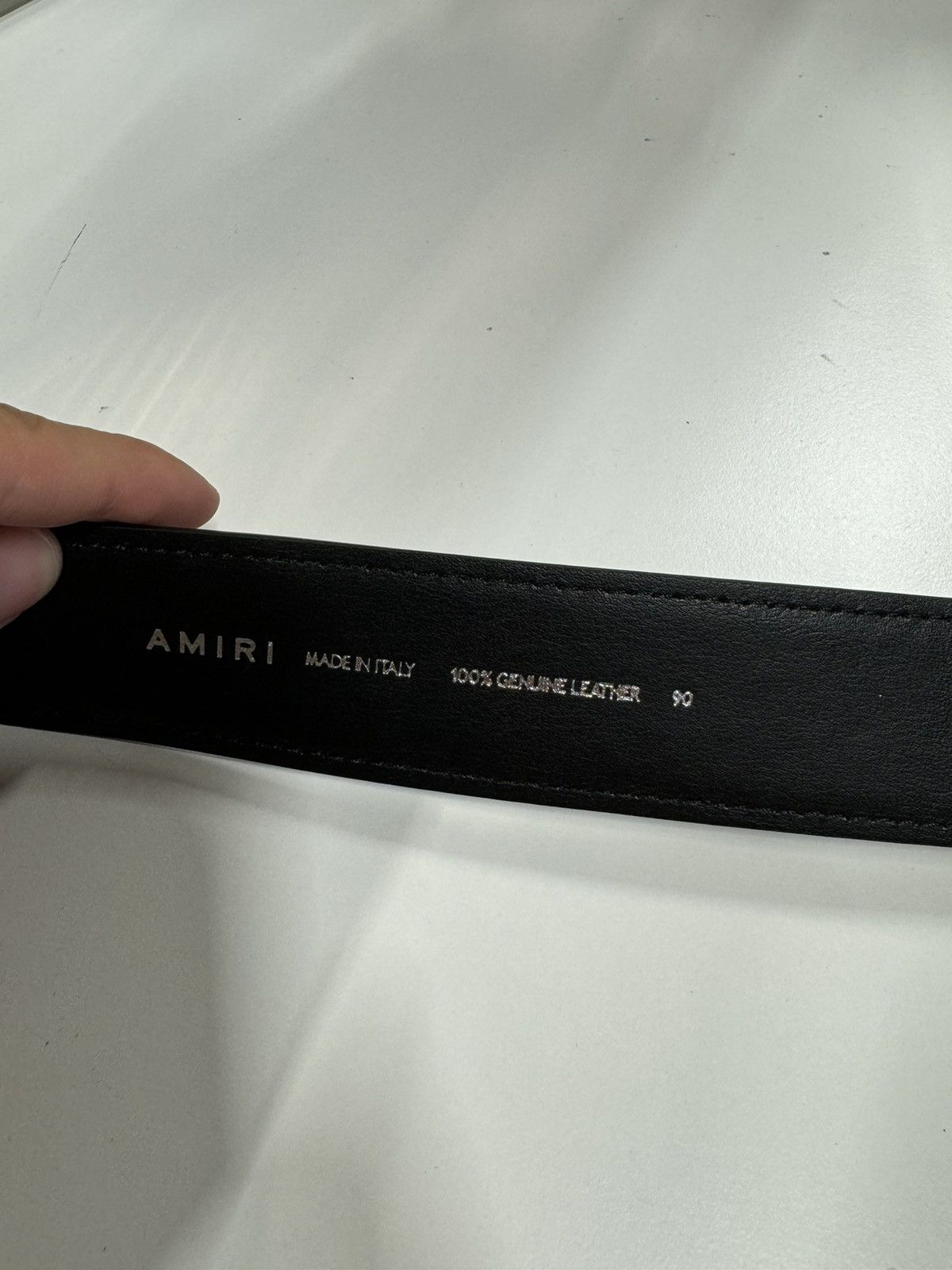 Amiri Amiri MA Buckle Leather Belt NEW 550$ Size 36 - 5 Thumbnail