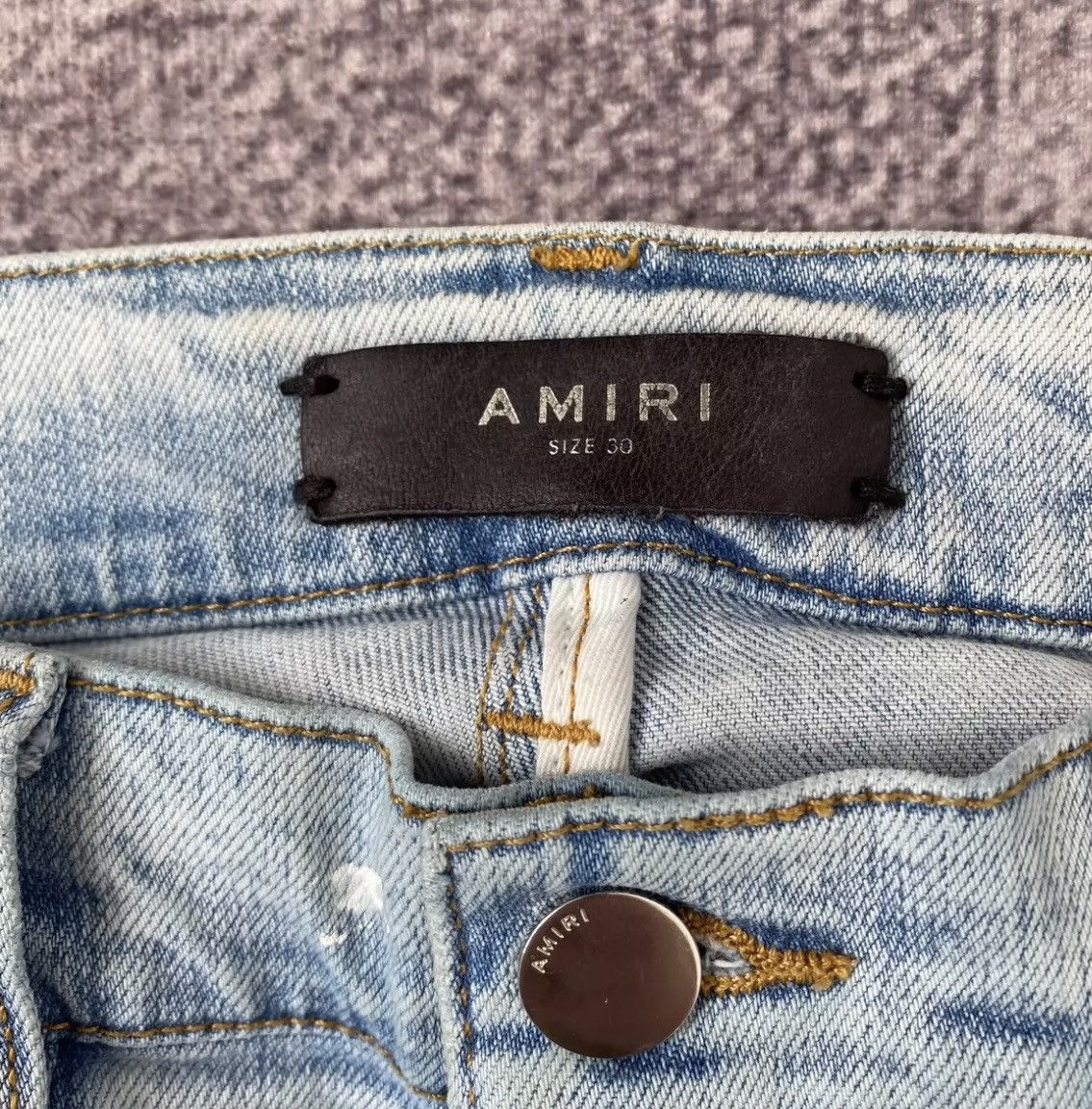 Amiri Amiri Color splash ink destroys jeans Size US 30 / EU 46 - 9 Thumbnail