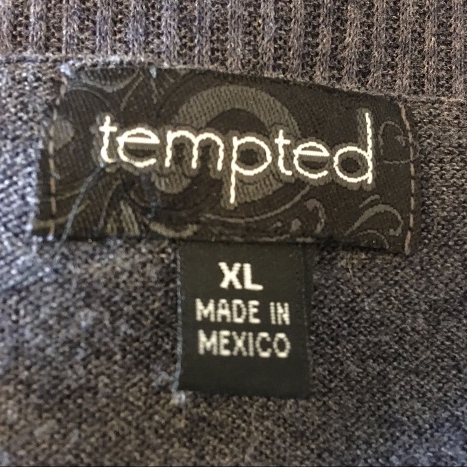 Other Tempted gray short sleeve tunic sweater XL Size XL / US 12-14 / IT 48-50 - 7 Thumbnail