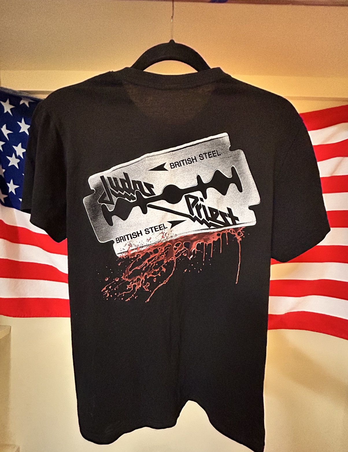 Band Tees × Japanese Brand × Vintage VINTAGE JUDAS PRIEST BRITISH STEEL TEE Size US S / EU 44-46 / 1 - 2 Thumbnail