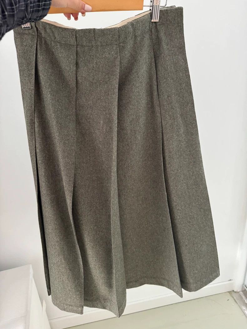 Jil Sander Jil Sander Pleated wool skirt Size 24" / US 00 / IT 34 - 1 Thumbnail